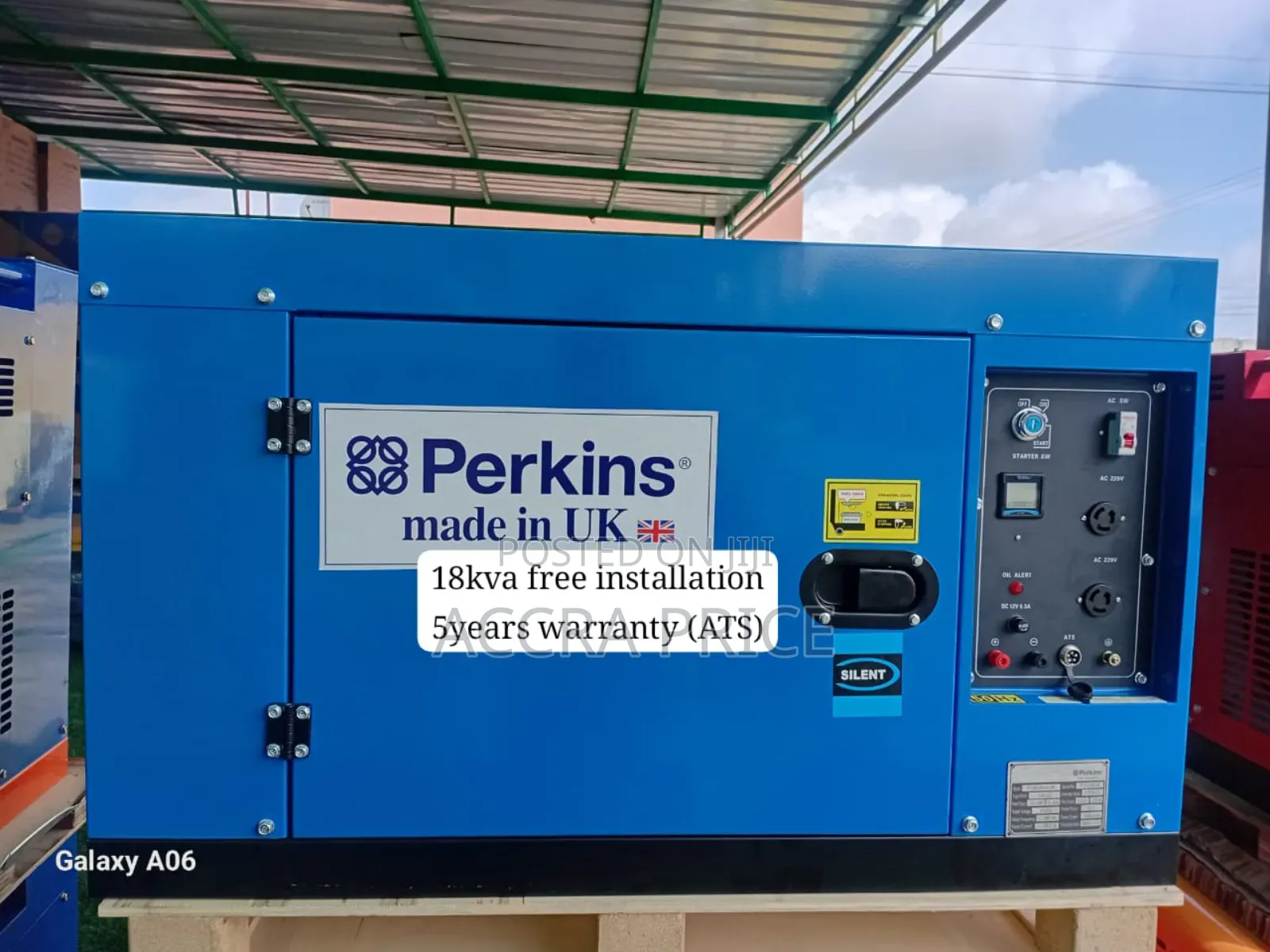 Power at Your Fingertips Perkins 18kva Diesel Generator