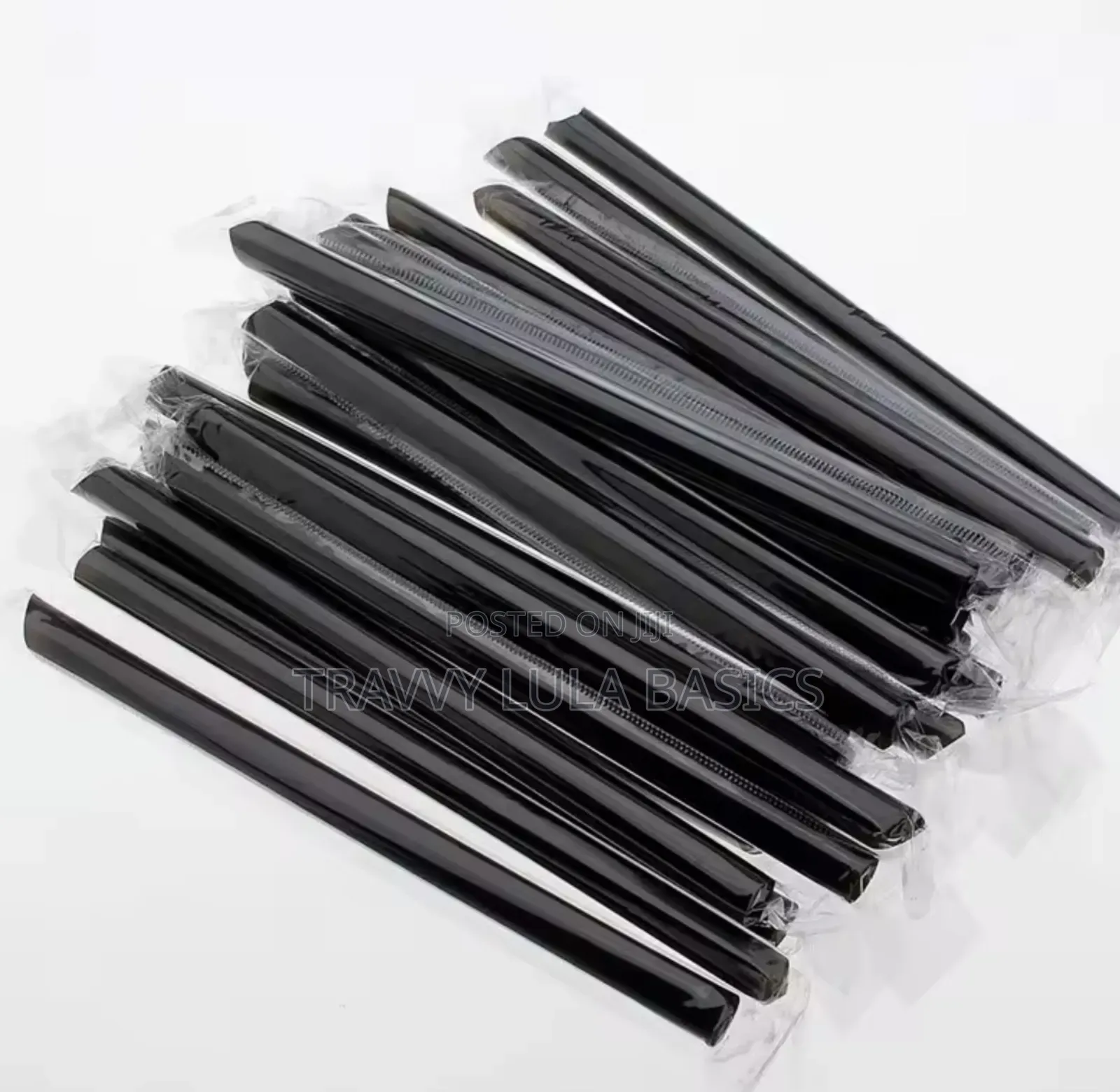 Black Hollow Straws