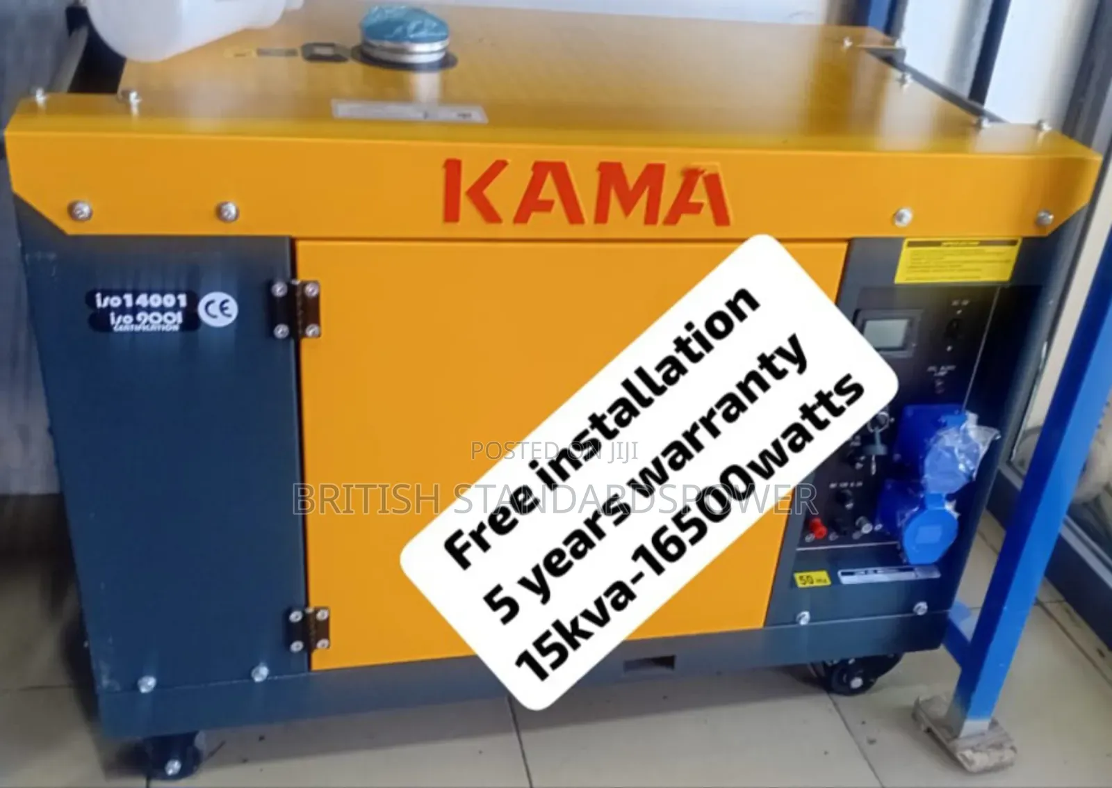 Heavyvduty Power 15kva Silent Diesel Genset