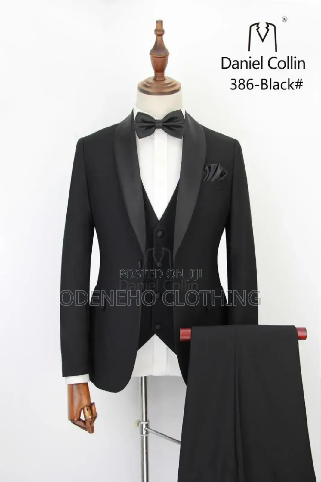 Luxurious Tuxedo All Black and White Suit