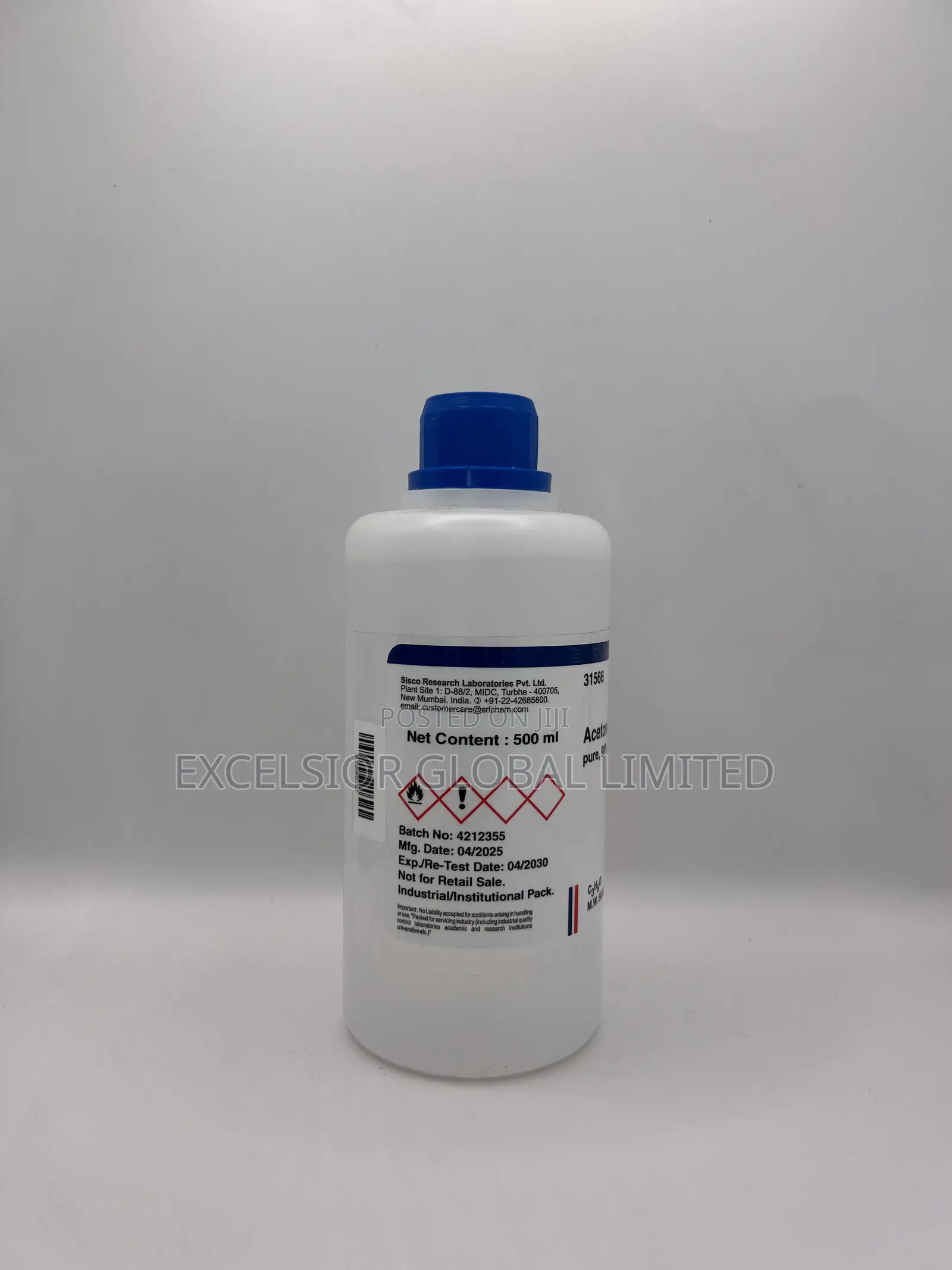 Acetone Pure 99% 500ml