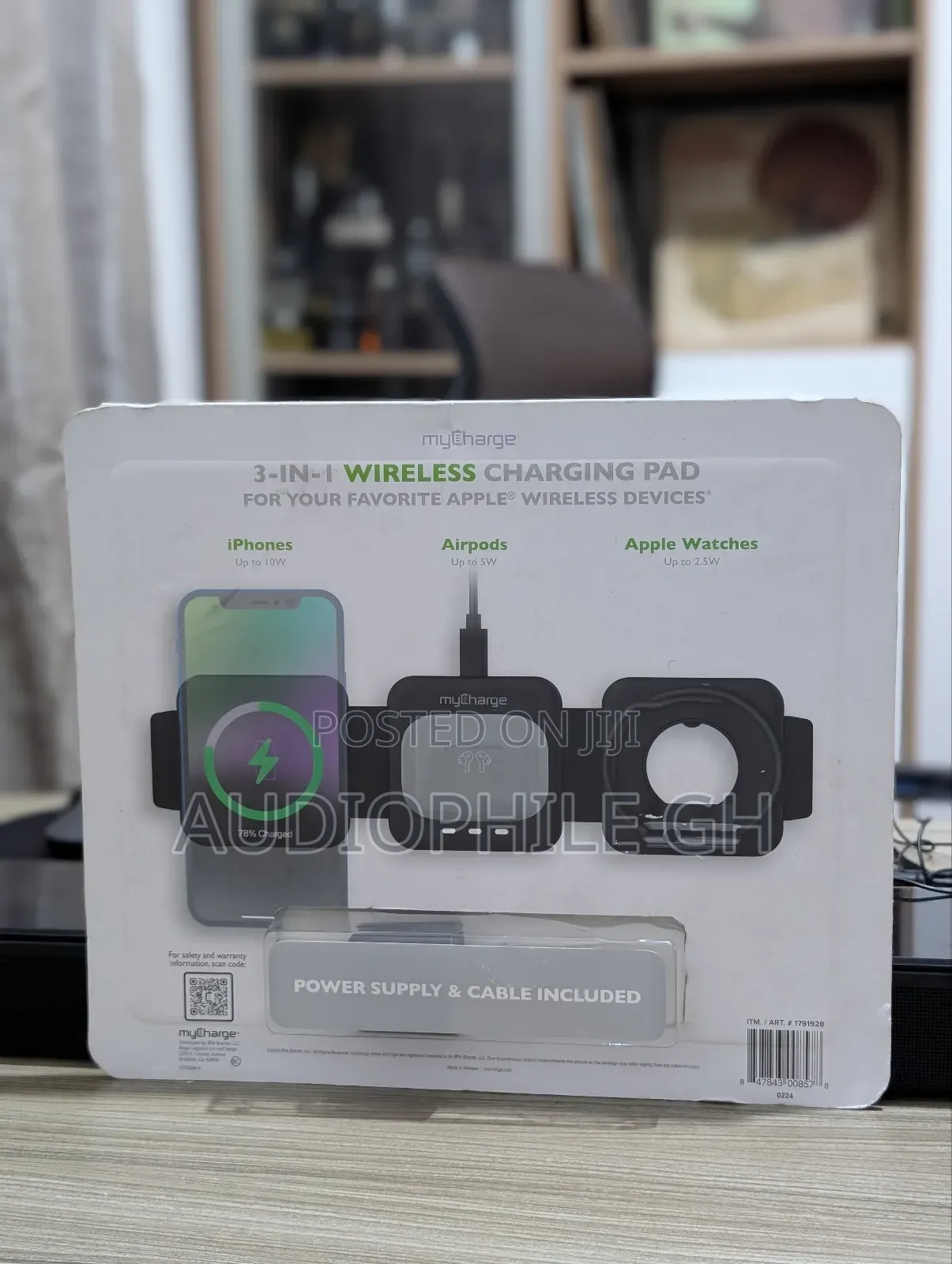 Mycharge 3 in 1 Wireless Charging Pad for Apple Devices