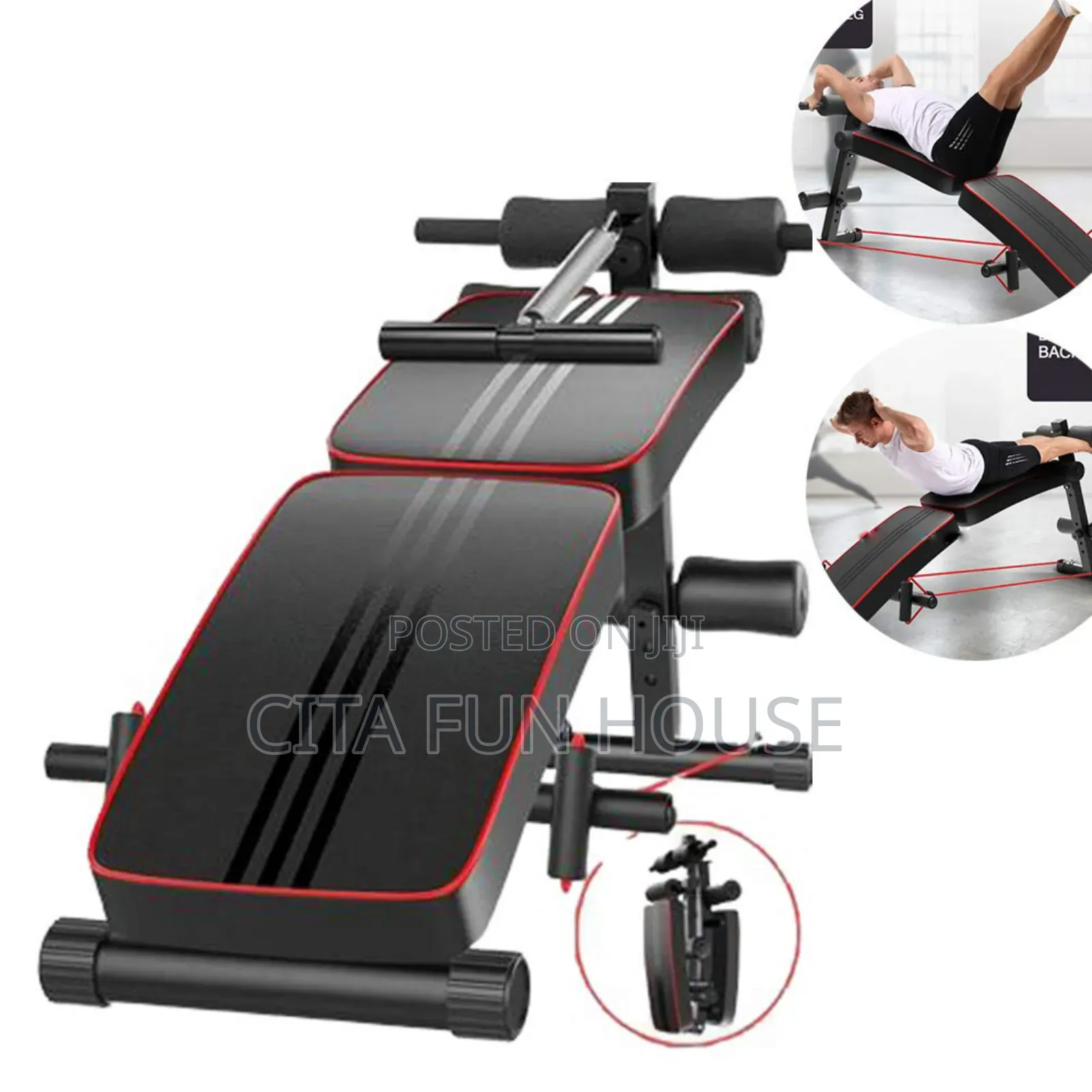 Adjustable/Foldable Abdominal Sit - Up Bench