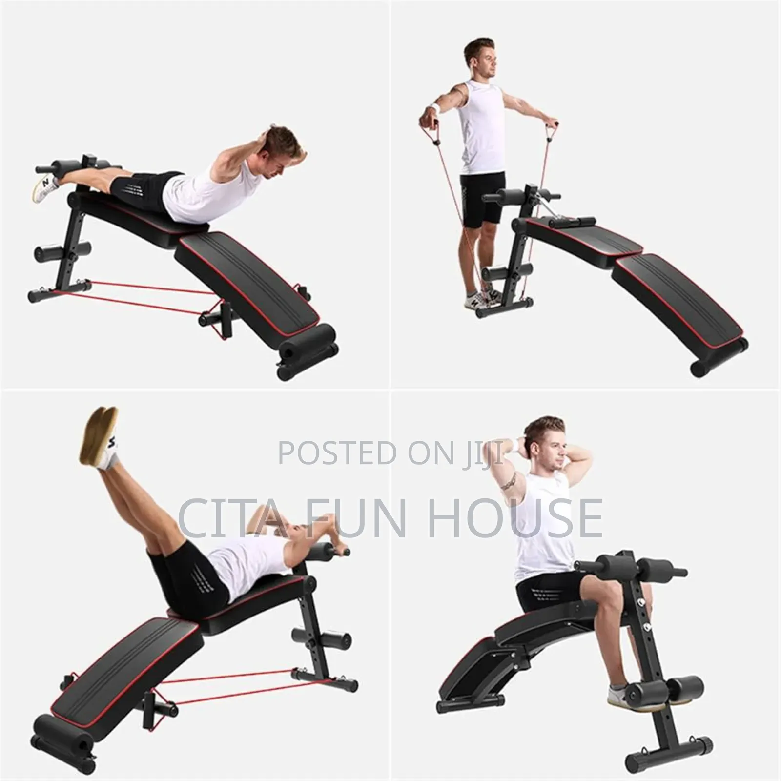 Adjustable/Foldable Abdominal Sit - Up Bench