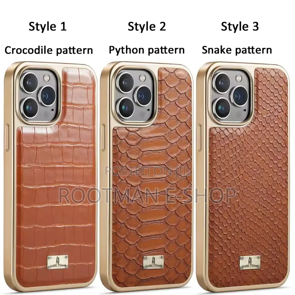 Luxury Deluxe Crocodile Pattern Artificial Leather Back Case