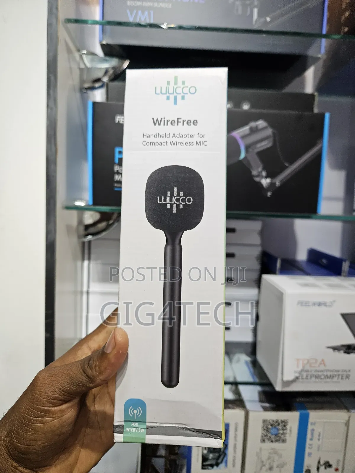 Luucco Handheld Wireless Microphone Adapter Holder