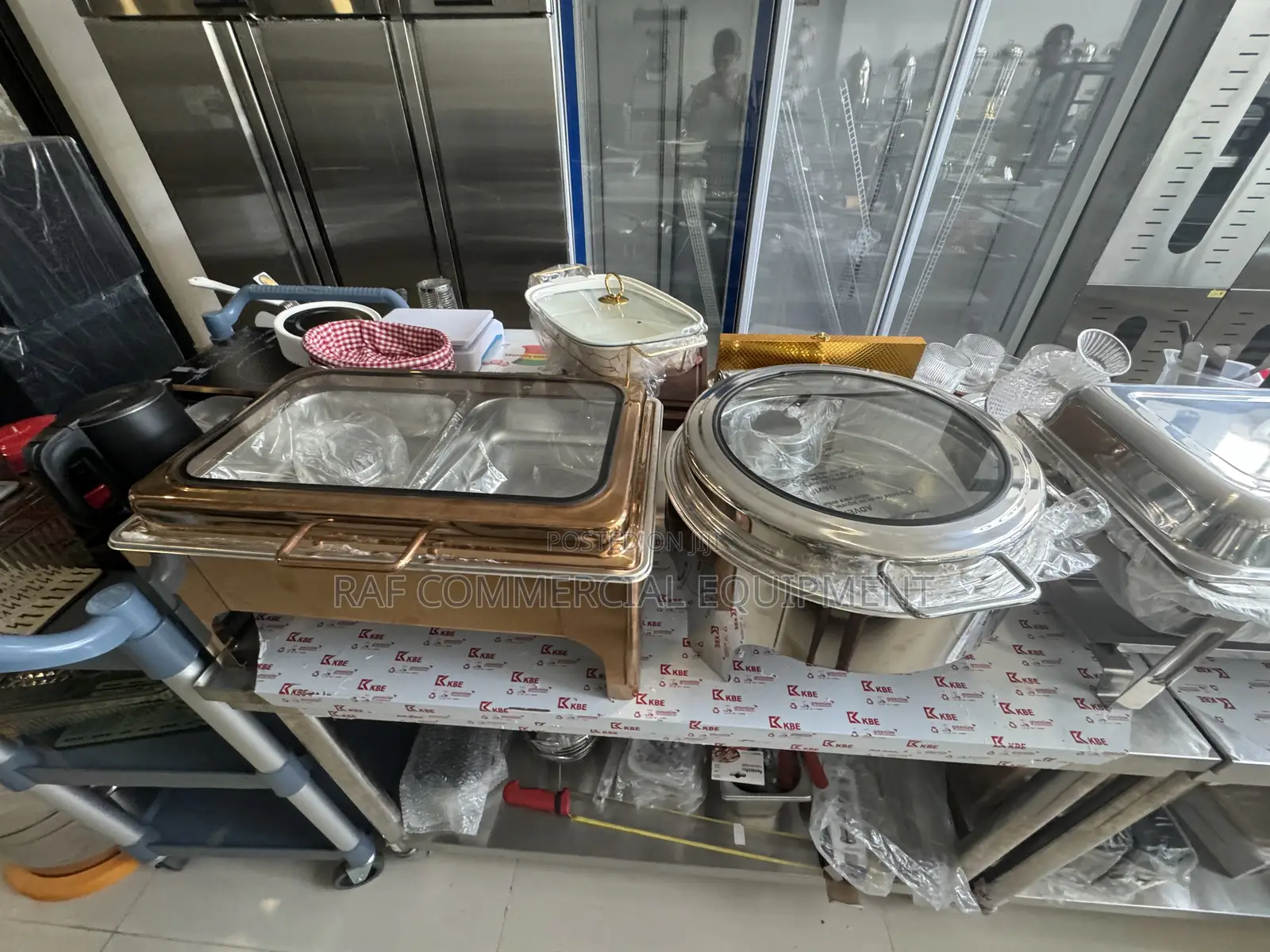 Chaffing Dish Glass Buffet