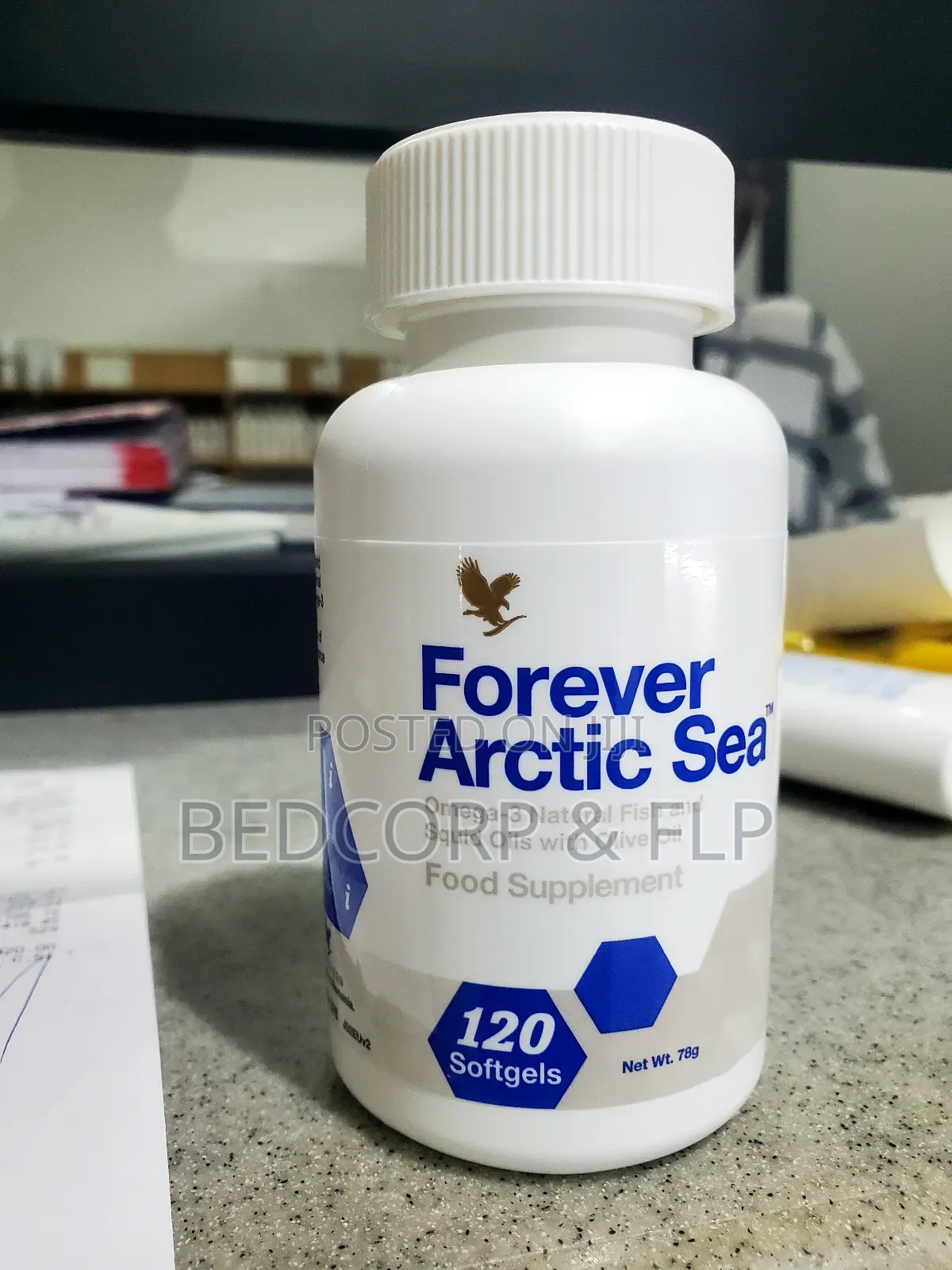 Natural Fish and Squid Oil With Olive Oil Supplement