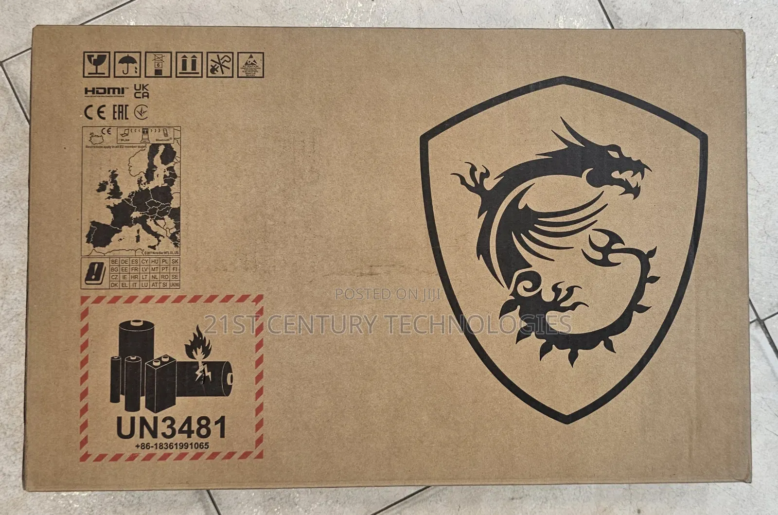 New Laptop MSI Pulse GL66 16GB Intel Core I7 SSD 1T