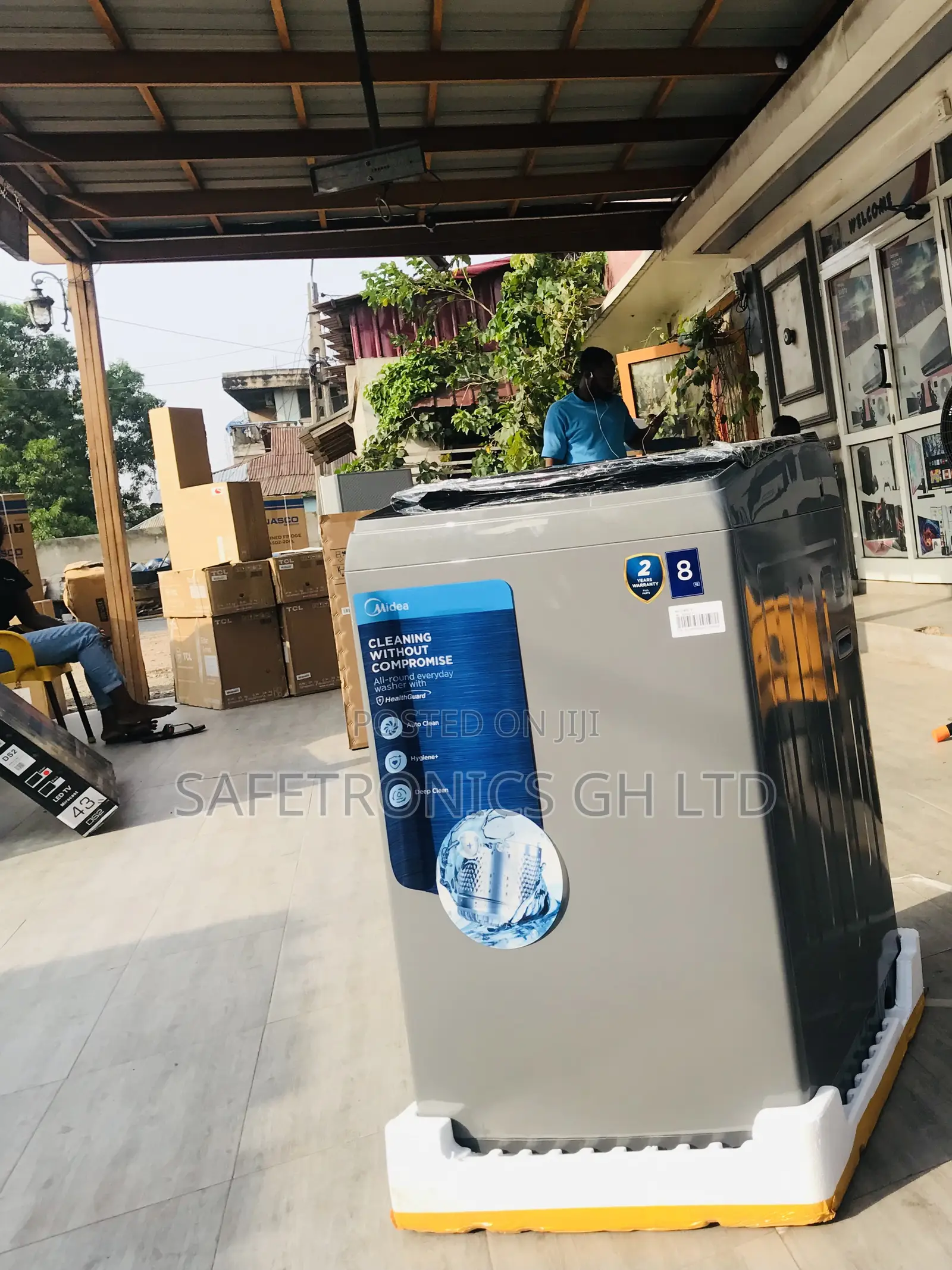 Genuine Grey Topload 8kg Fullauto Smart Inverter Washer