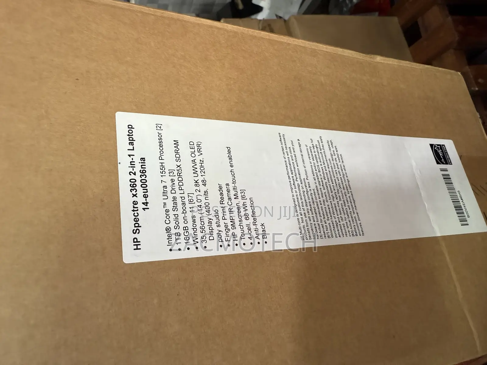 New Laptop HP Spectre 14 16GB Intel Core Ultra 7 SSD 1T
