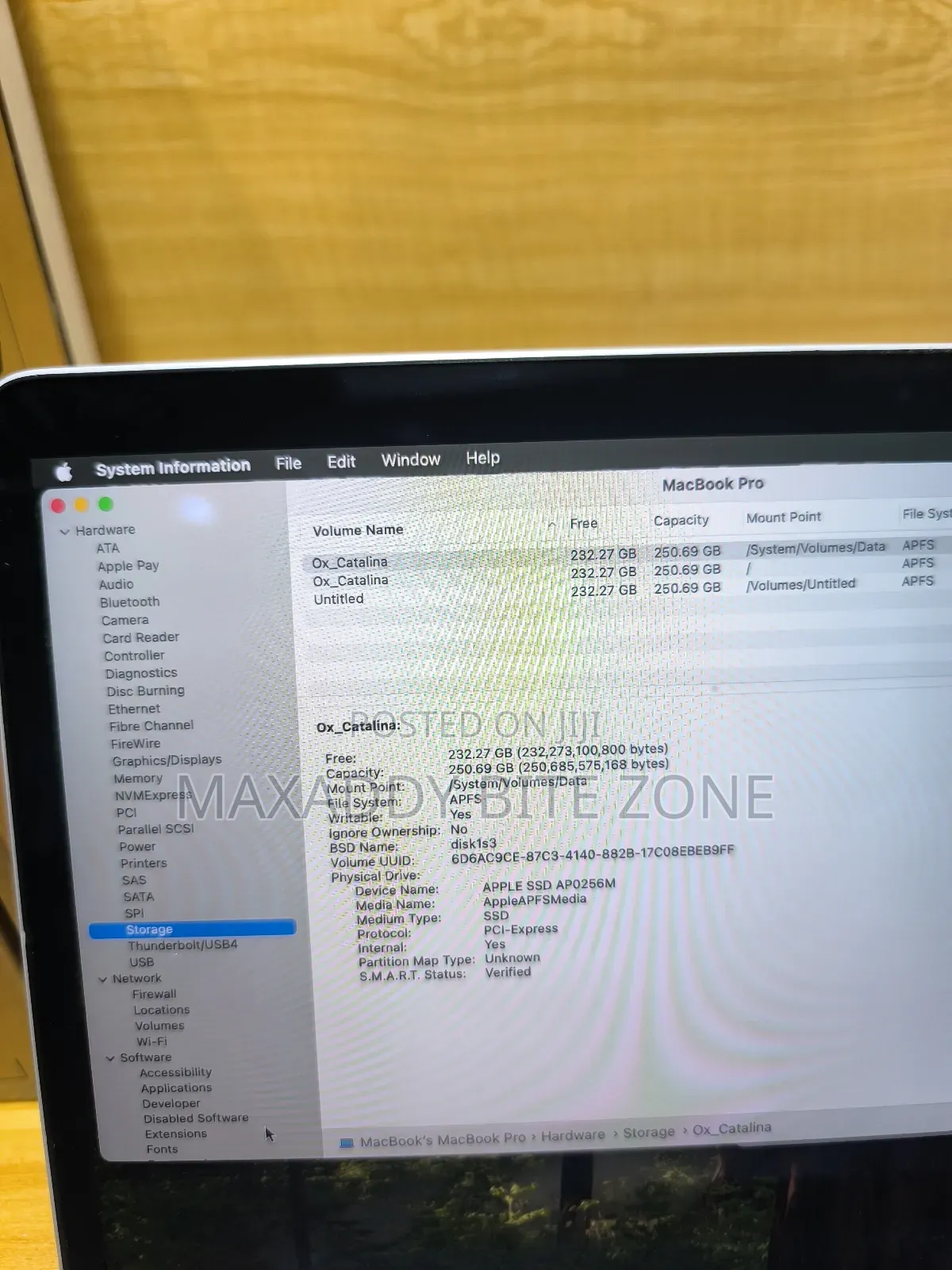 Laptop Apple MacBook Pro 2018 16GB Intel Core I7 SSD 256GB