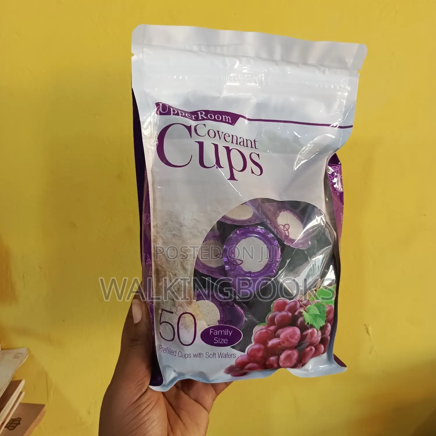 Prefilled Cups With Soft Wafers, Communion Wine