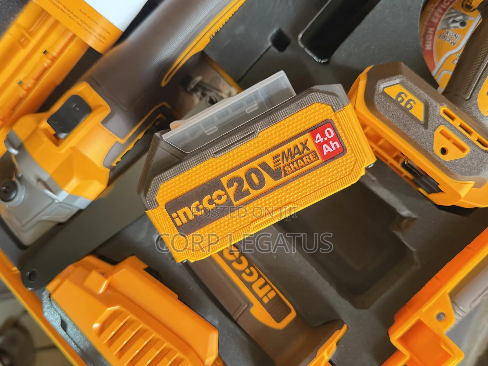 Ingco 2 in 1 Combo Cordless Impact Drill and Grinder