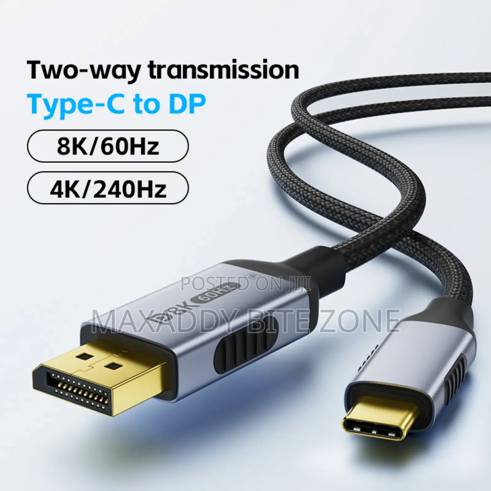 3m Type C To Displayport 2.1 Cable 8k@60hz 4k@144hz