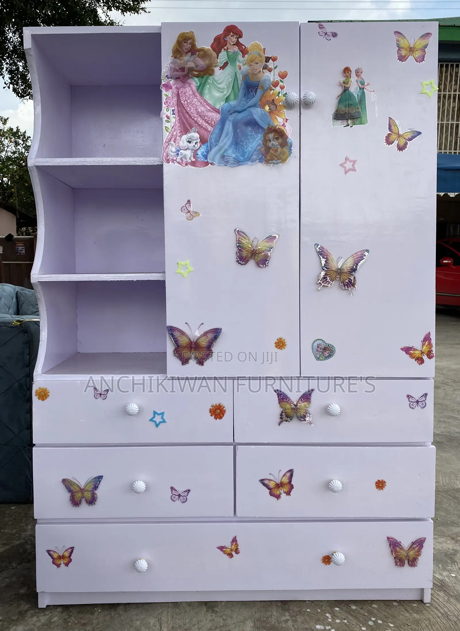 Kids Wardrobe Butterfly Design (Payment After Delivery)