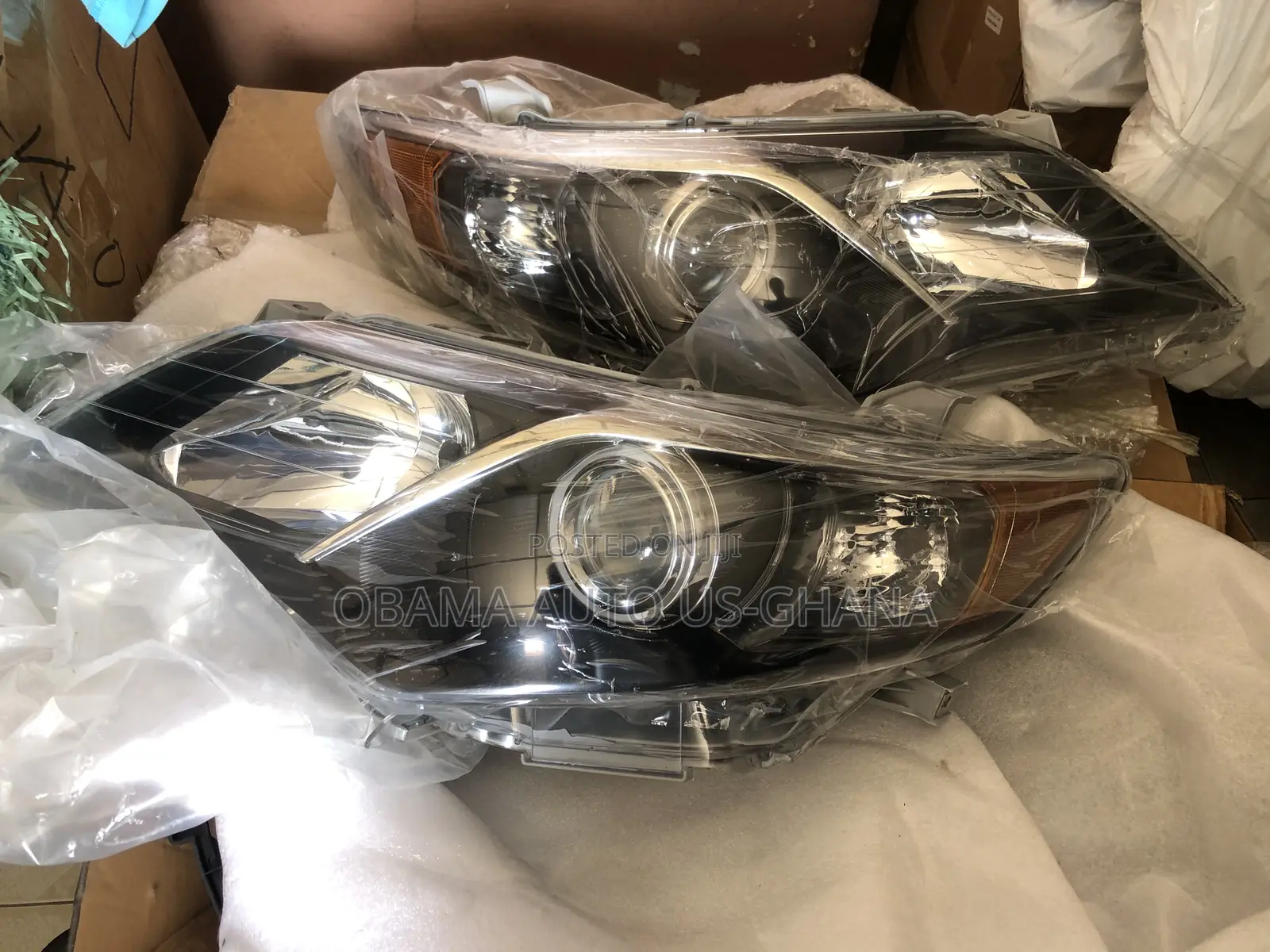 Camry Spider Black Headlight 2012 2013 2014