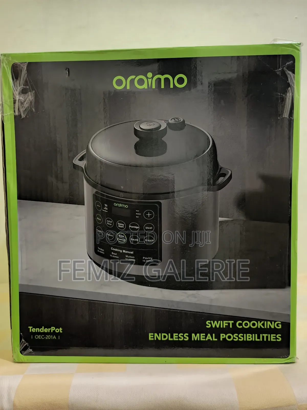 Oraimo Tenderpot 6l 1000w Electric Pressure Cooker