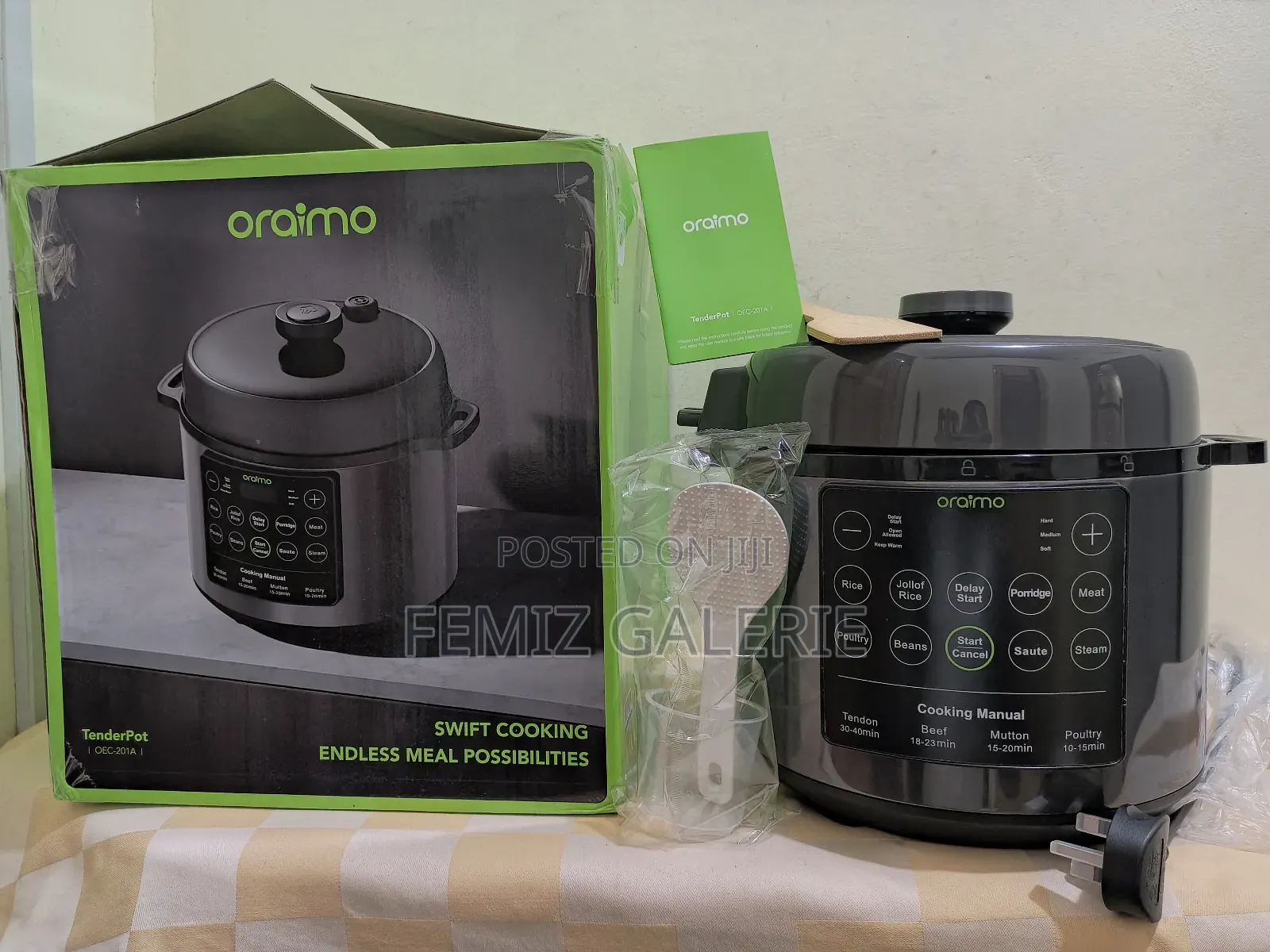 Oraimo Tenderpot 6l 1000w Electric Pressure Cooker