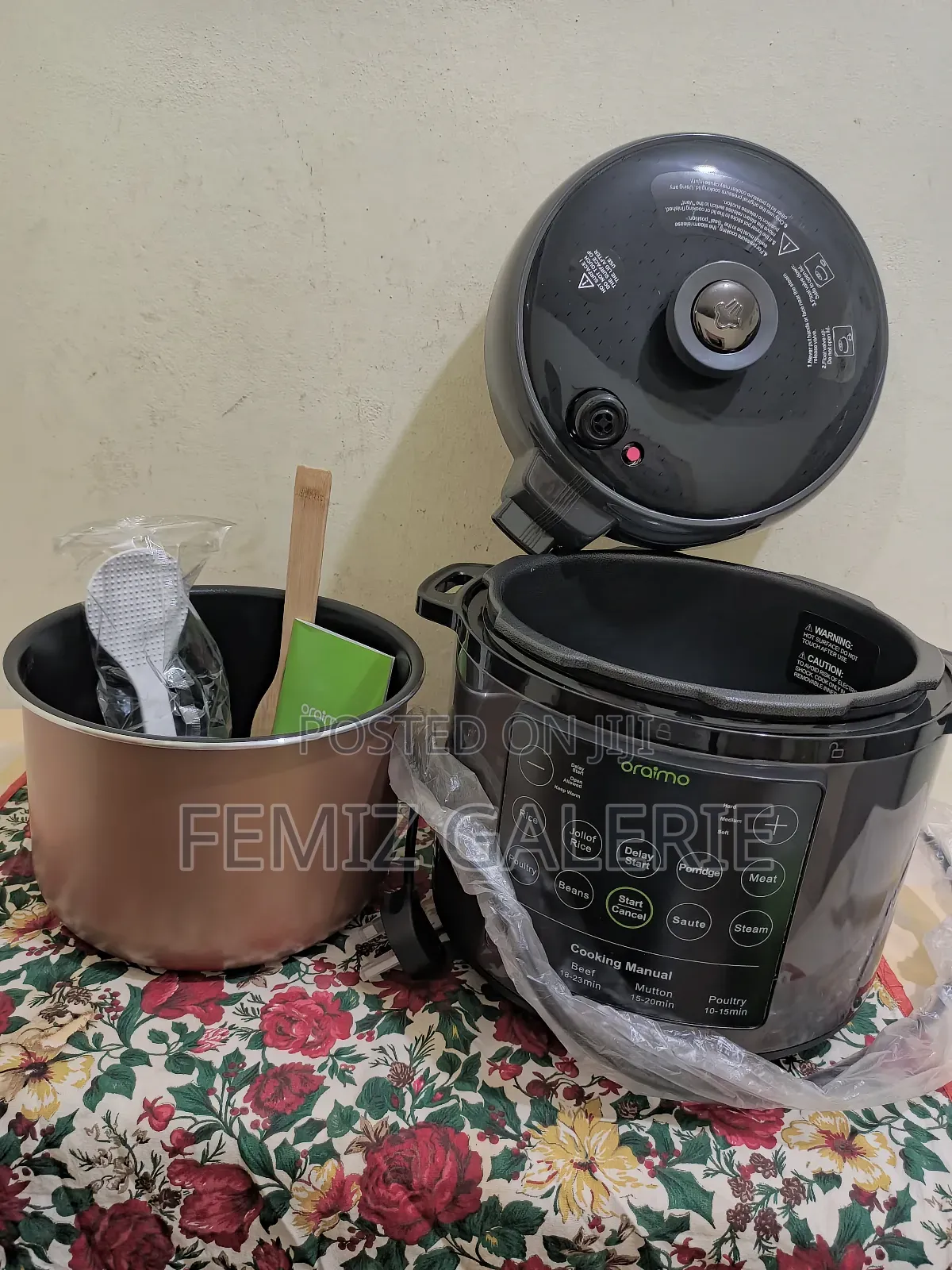 Oraimo Tenderpot 6l 1000w Electric Pressure Cooker