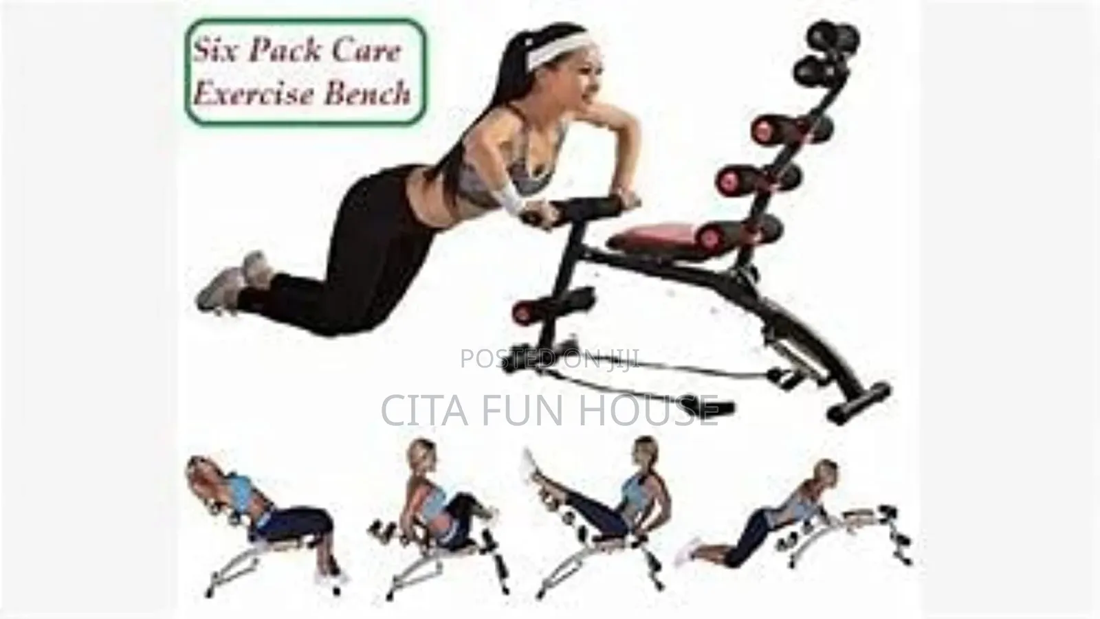 Six Pack Care Abdominal 6 in 1 Exercise Bench Machine