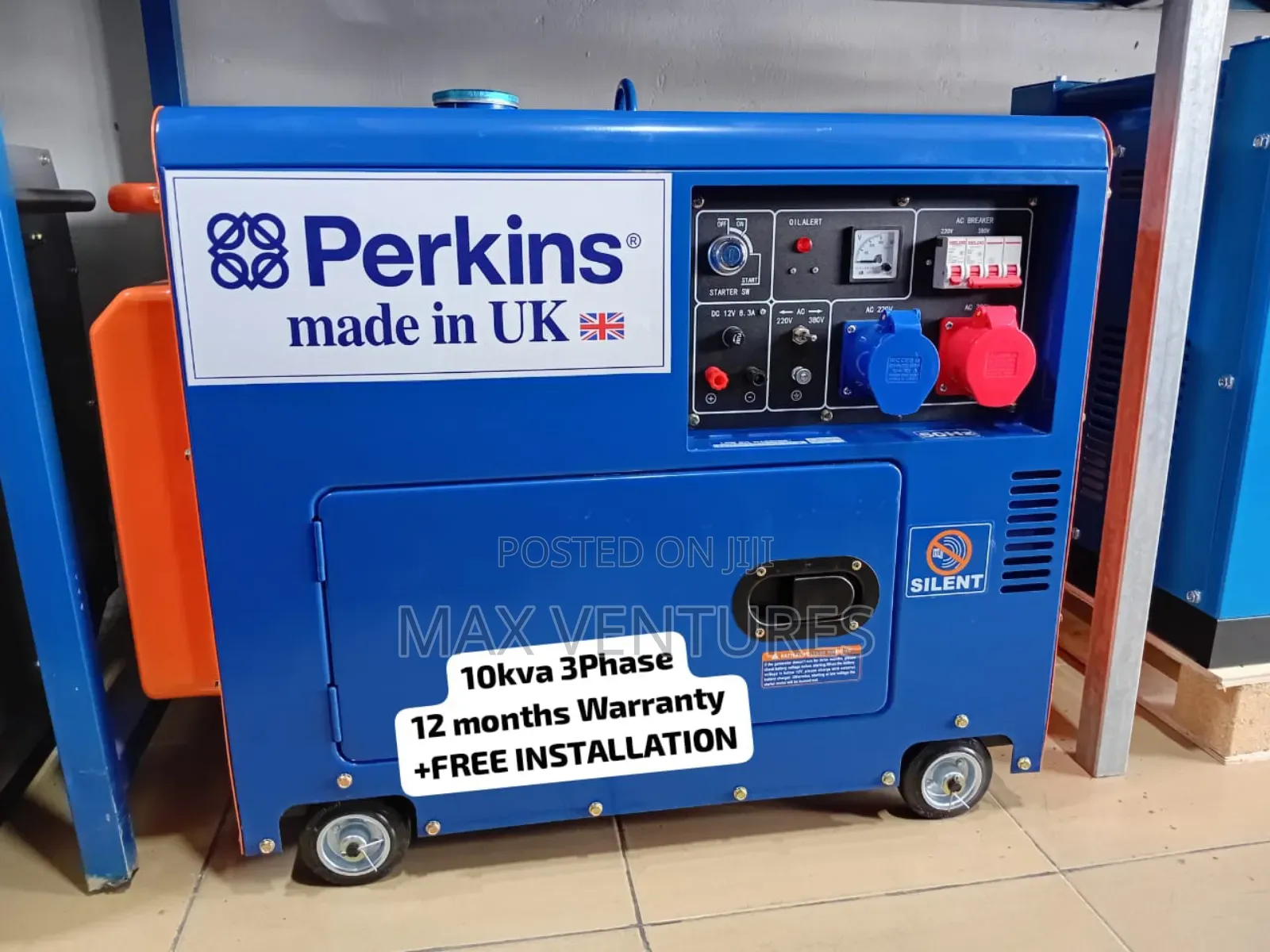10kva Diesel Perkins 3phase Generator Sturdy 3phase