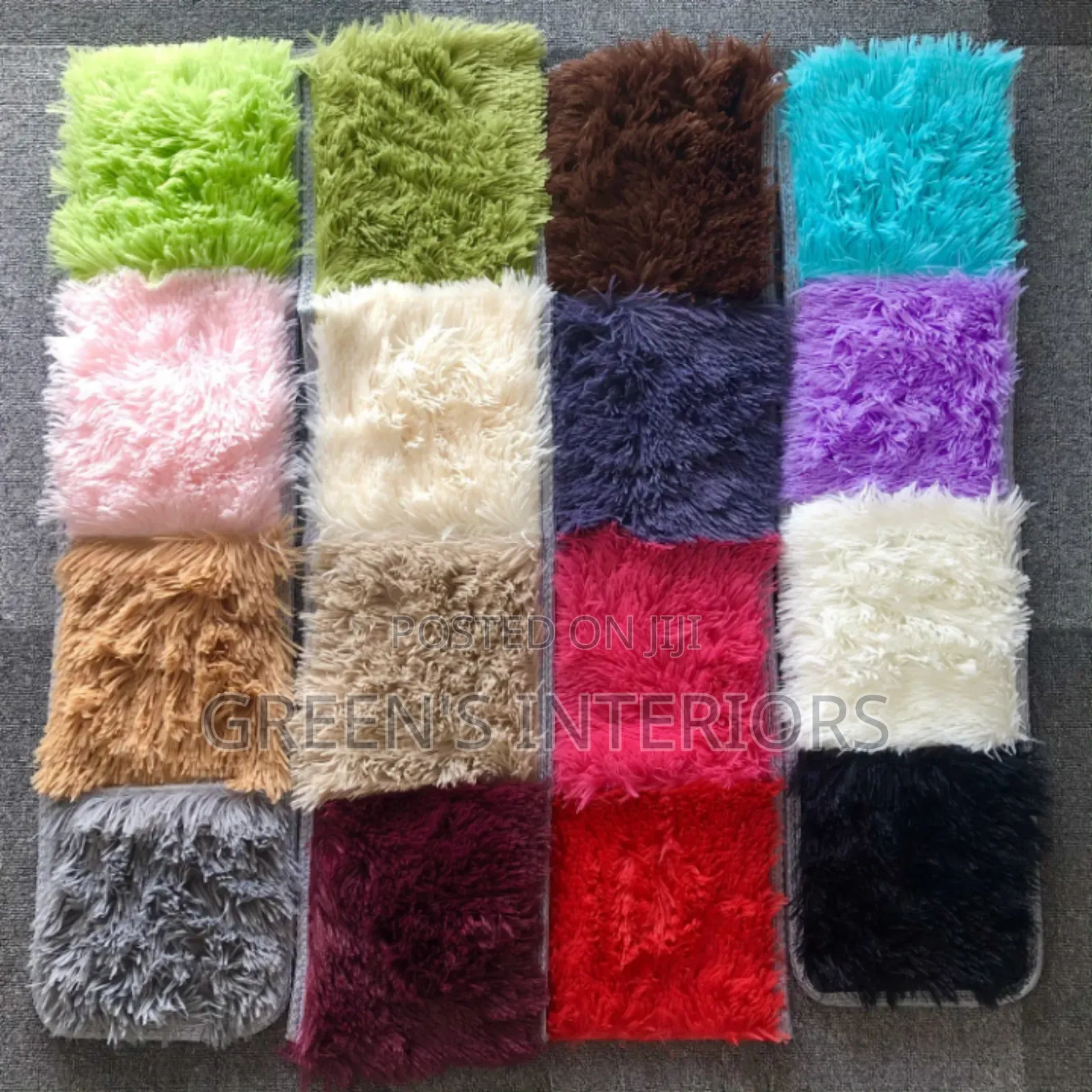 Normal Weight Fluffy Carpet Available