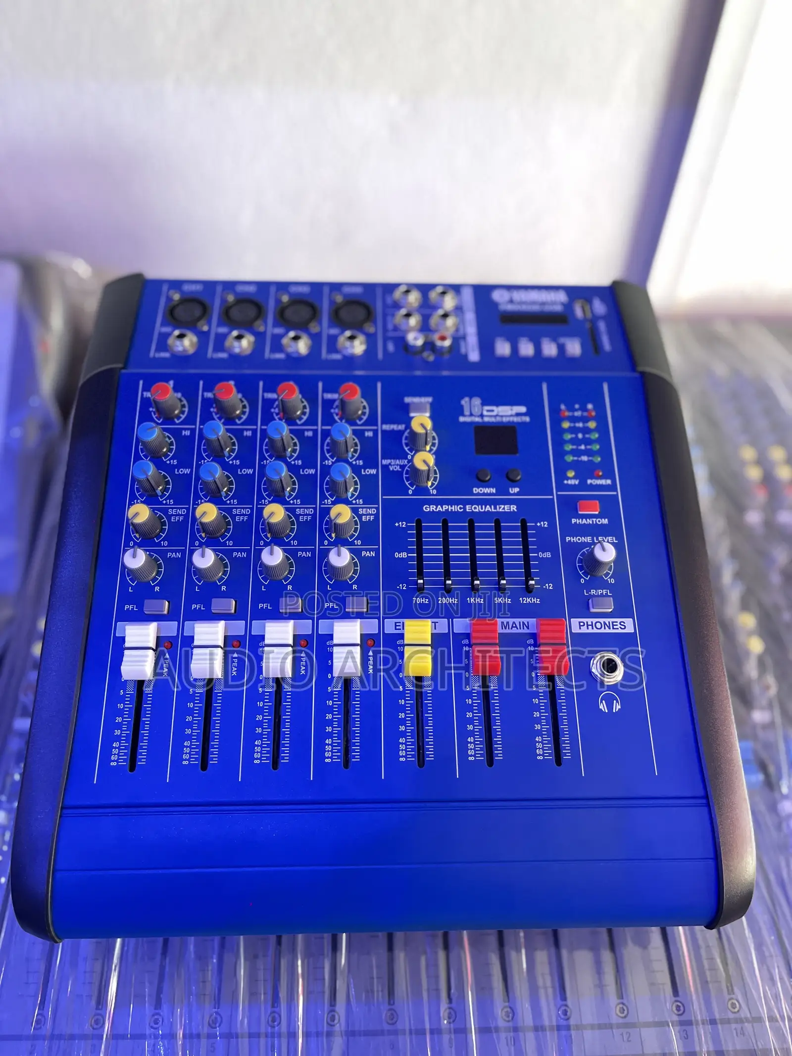 Yamaha 4 Channel Powered Mixer Pmx402d Usb