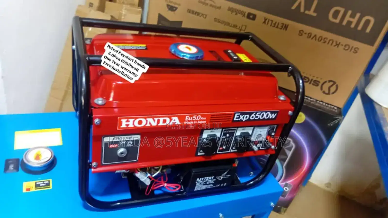 Efficient Energy Honda 5.0kva Generator 6500watt Petrol
