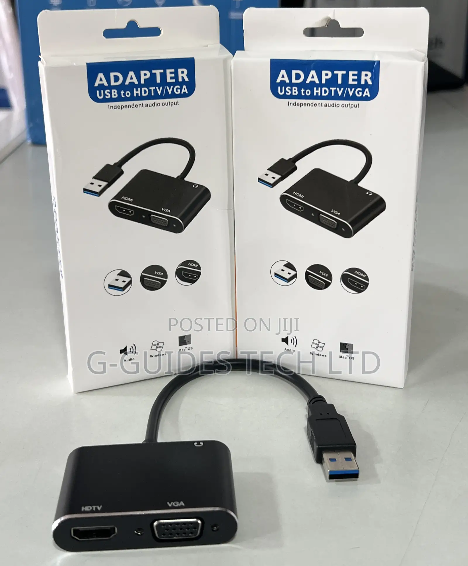 Usb 3.0 to Hdmi and Vga Adapter, Usb to Vga/Hdmi Converter