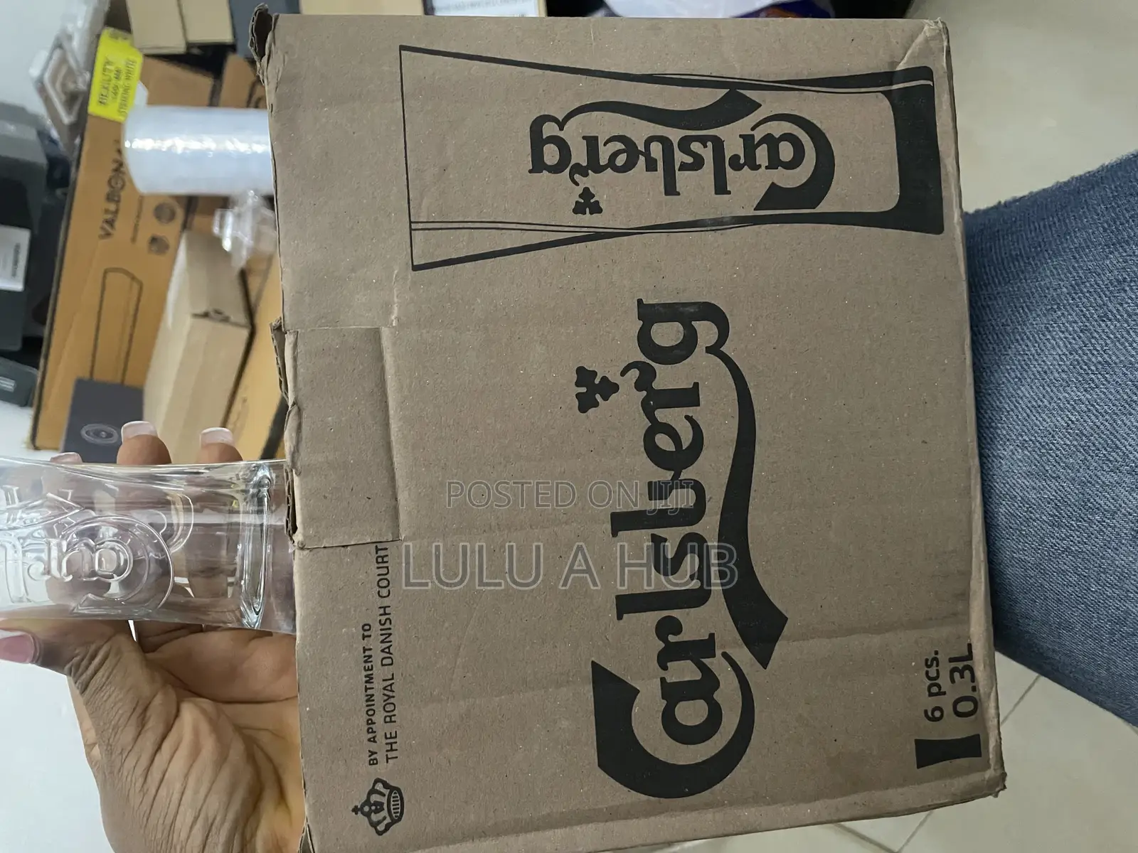 Carlsberg Glass Beer 6 PCS