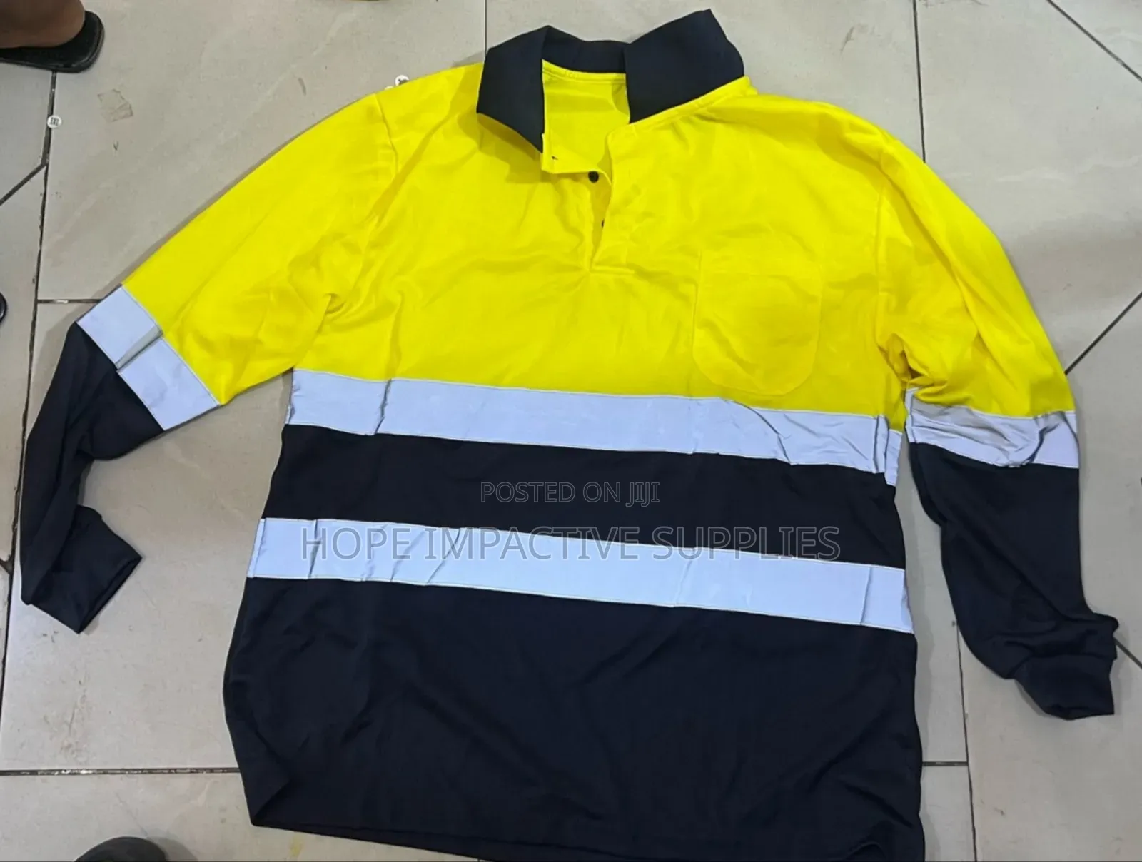 Yellow Polo Shirt - Light Duty.(Xl - 2xl)