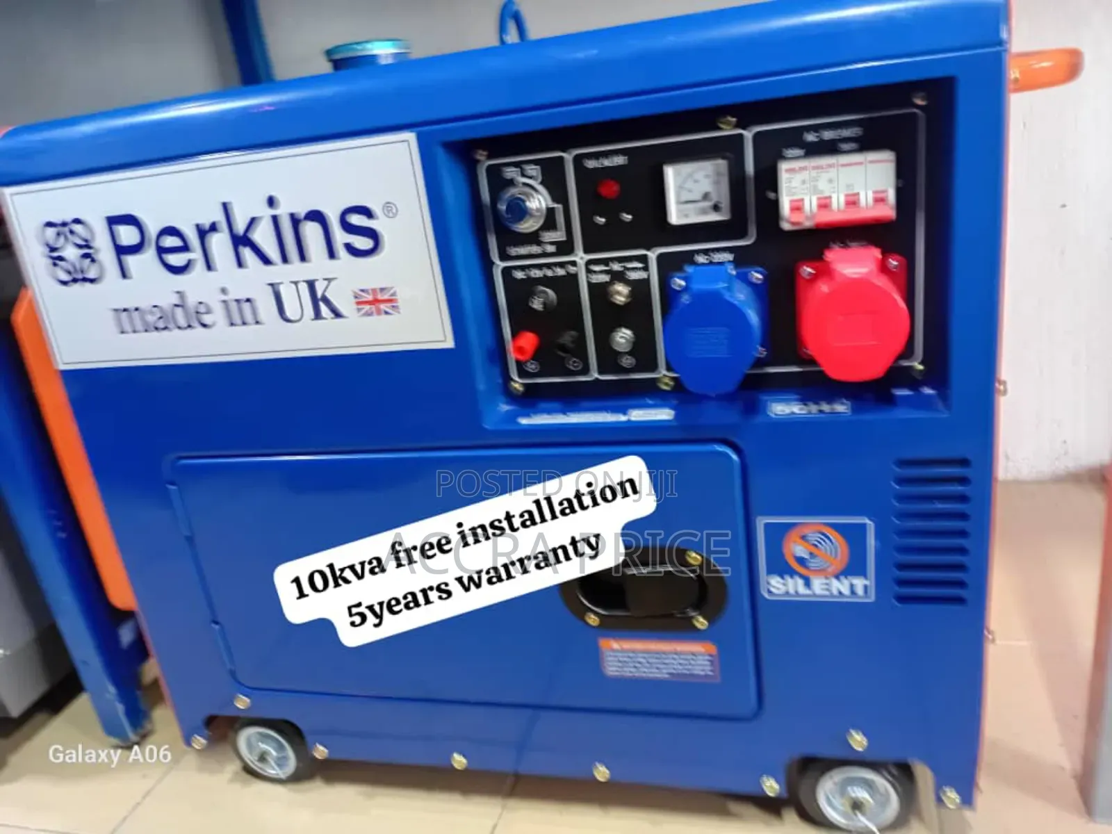 Zephyr Launch Perkins 10kva Diesel 13000watts Diesel