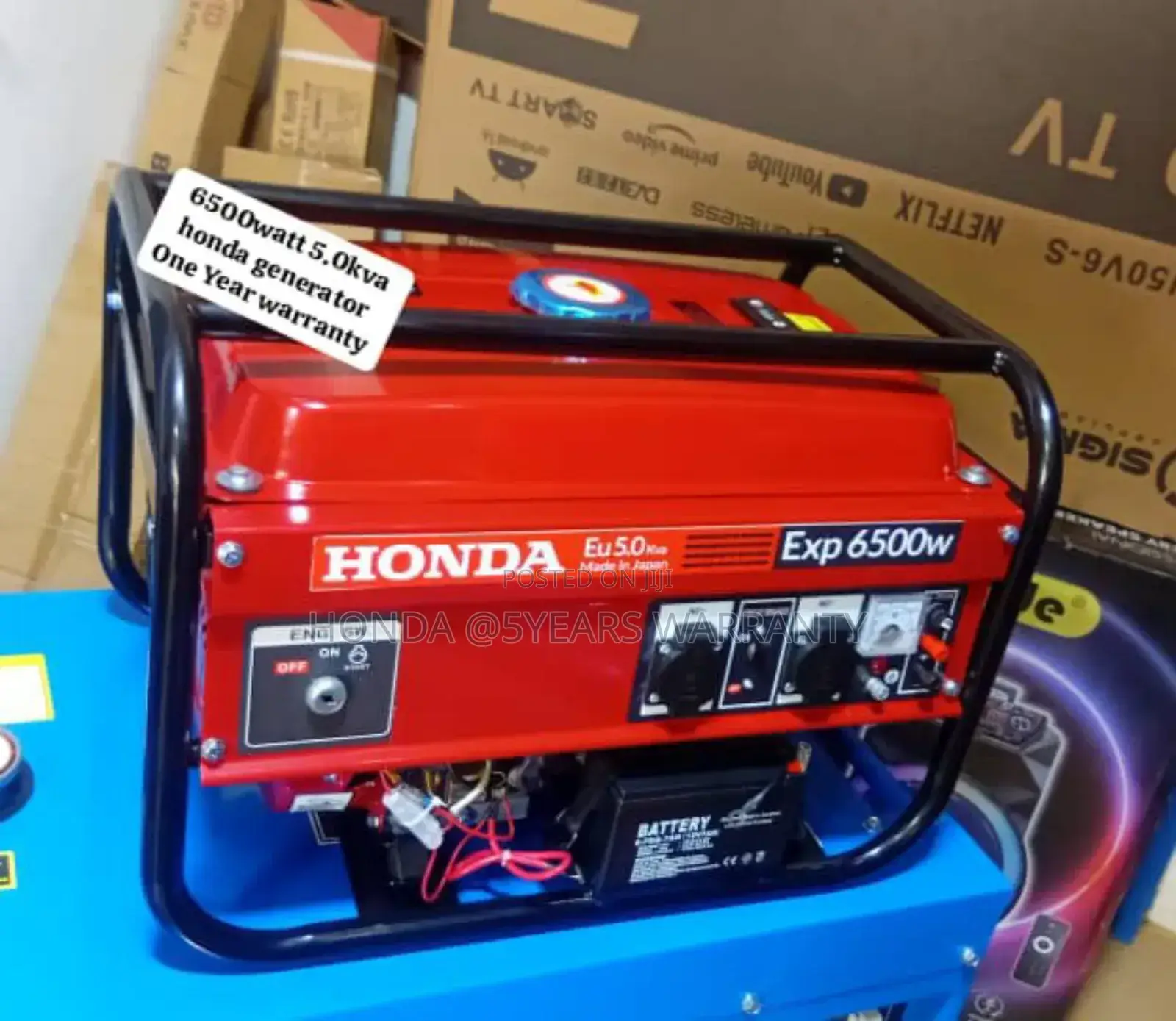 Powering Progress Together Honda Generator 5.0kva 6500watt