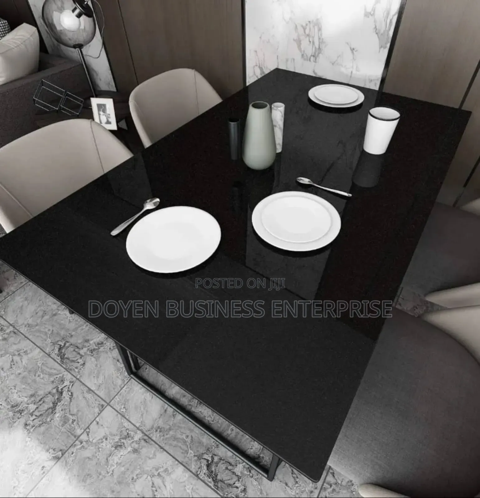High Glossy Black With Shimmer Adhesive Sticker