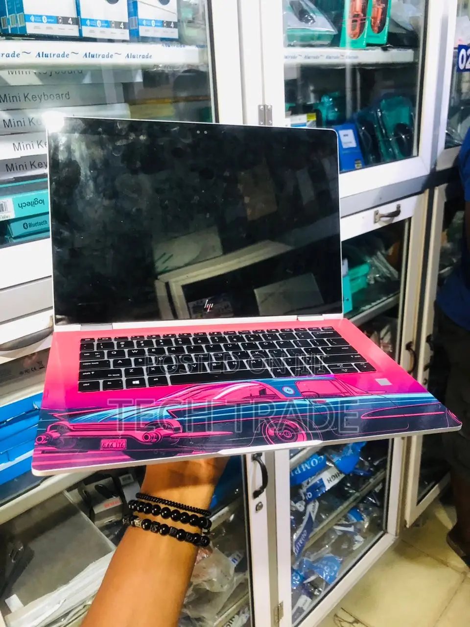 Classic Animation Laptop Sticker Customization With Fixing