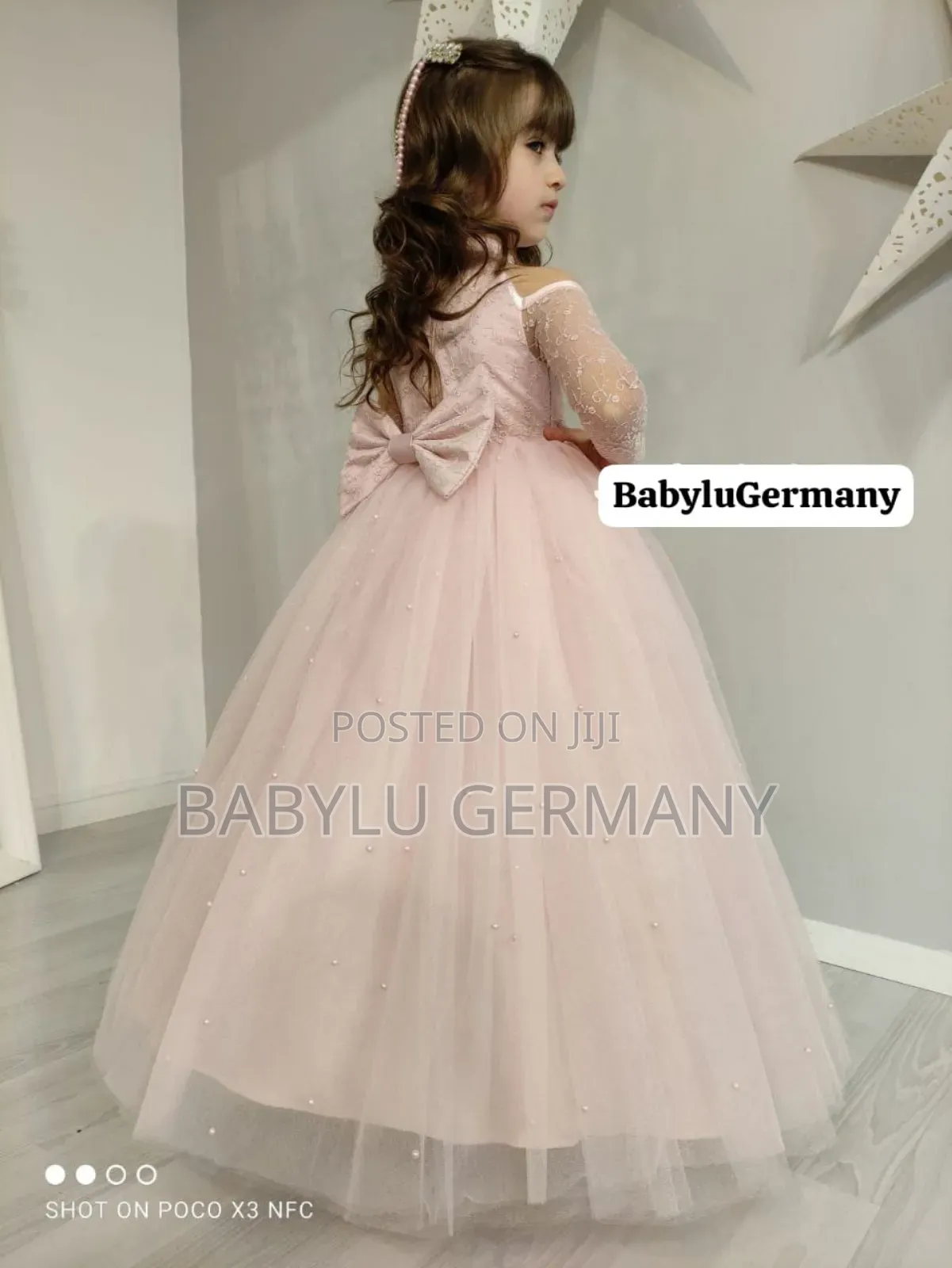 Luxury Turkey Brand Ball Gown Pink Princess Dress