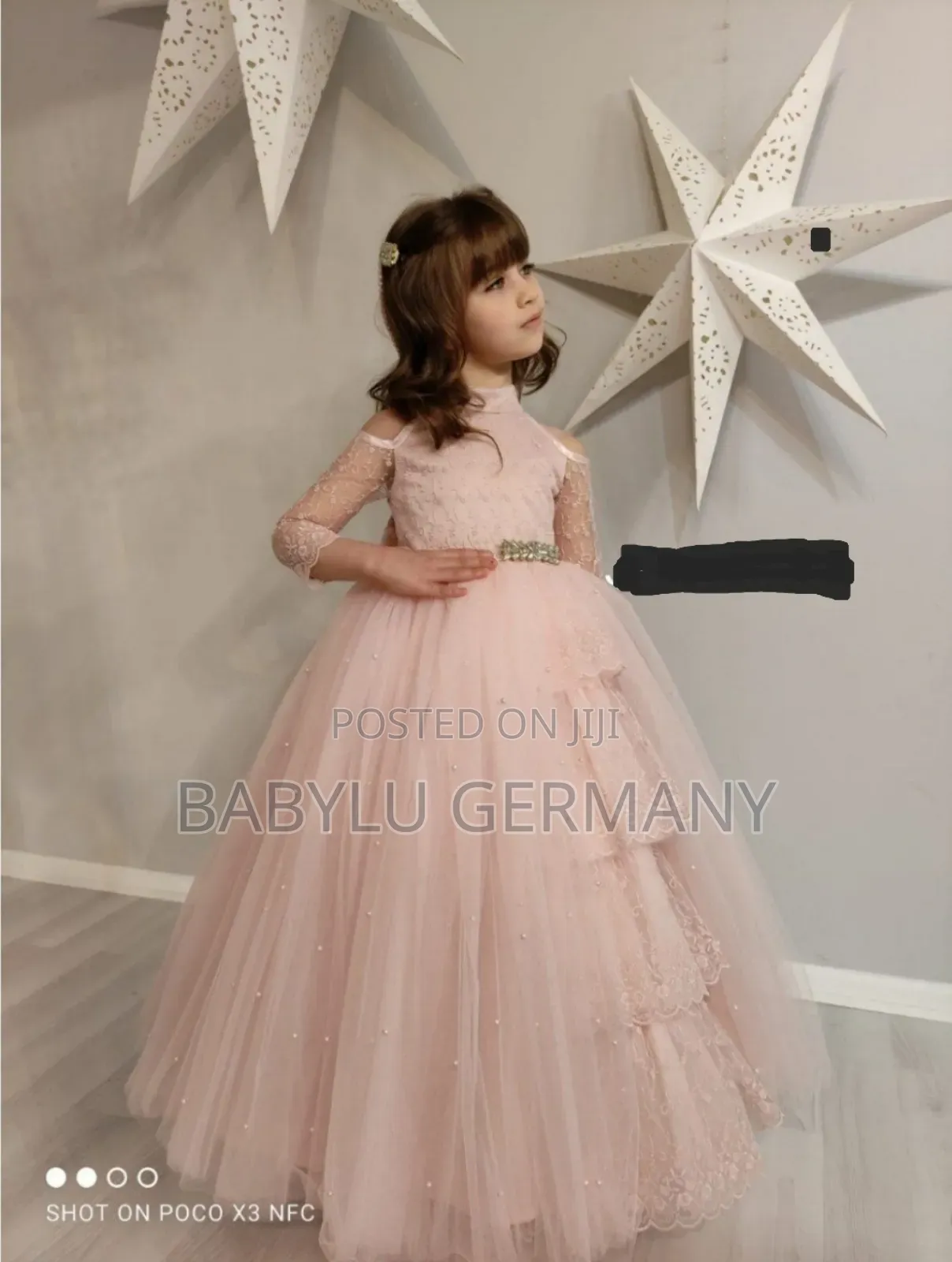 Luxury Turkey Brand Ball Gown Pink Princess Dress