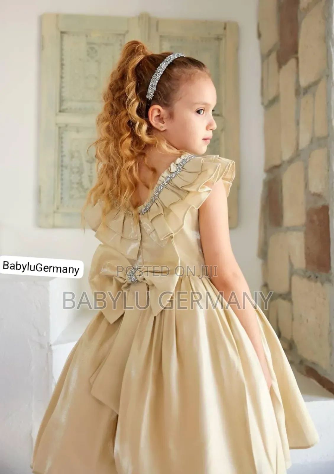 Turkey Imported Luxury Brand Girl's Dress