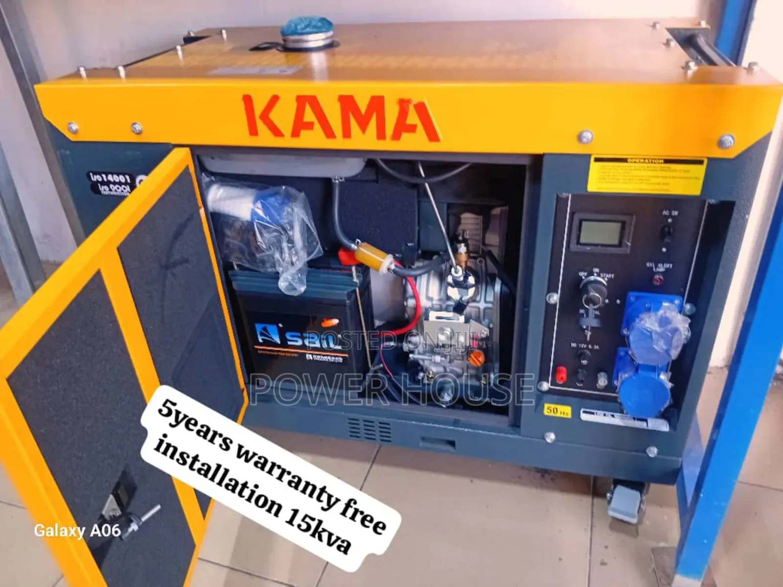 Hub Ultra Shield 16500watts 15kva Diesel Kama Generator