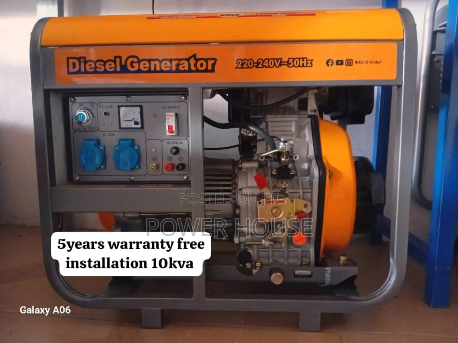 Hub Supra Watts 10kva 13000watts Ingco Generator 10kva