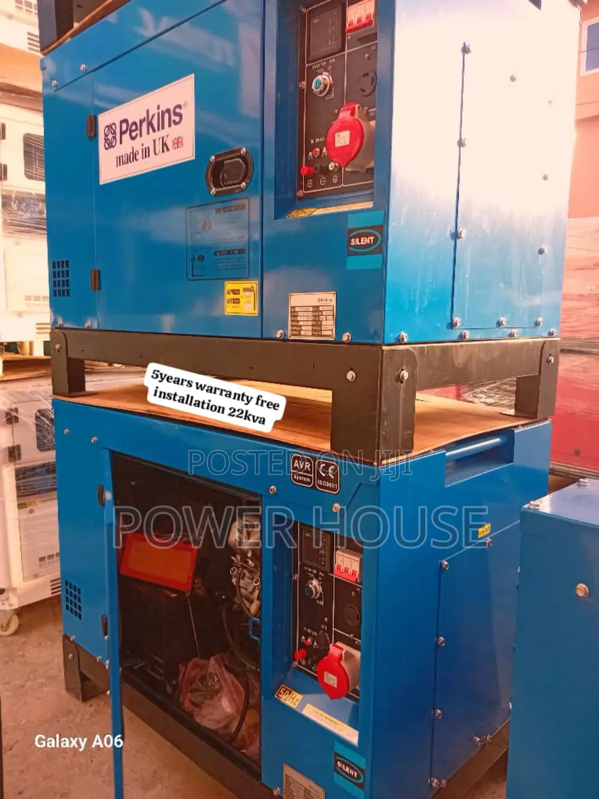Hub Mirages Vault Diesel 22kva Generator Perkins 22kva