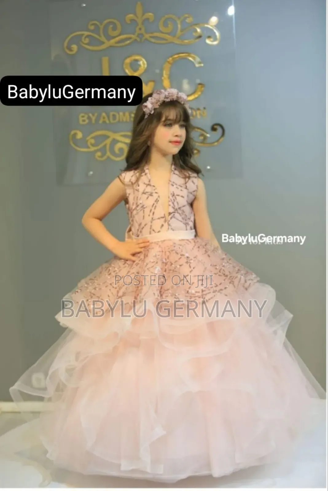 Pink Barbie Princess Ball Gown Dress Turkey Imported