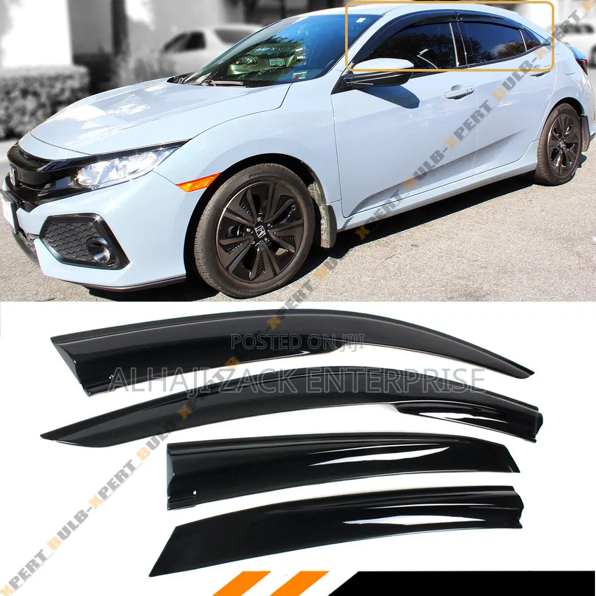 Honda Civic 2017 Door Sun Shade