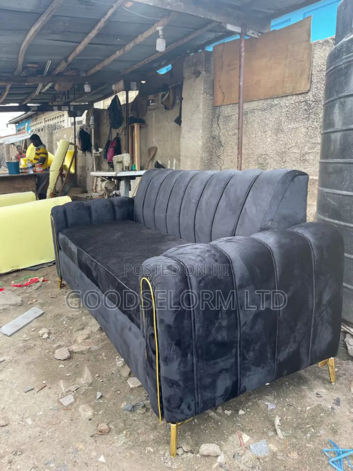 Black in Black 3in1 Sofa
