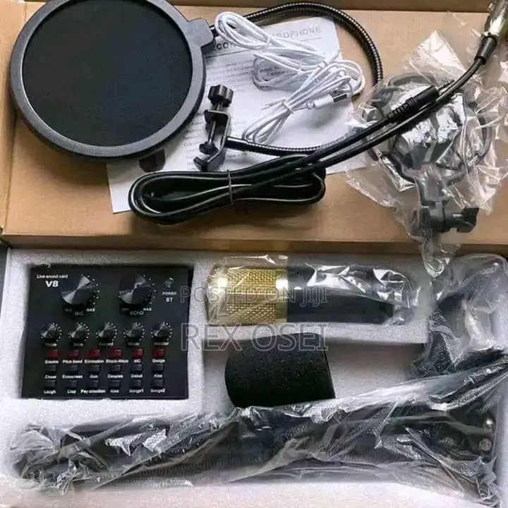 V8 Sound Card With Microphone