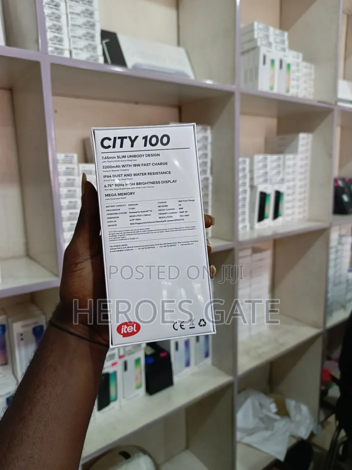 New Itel City 100 128 GB