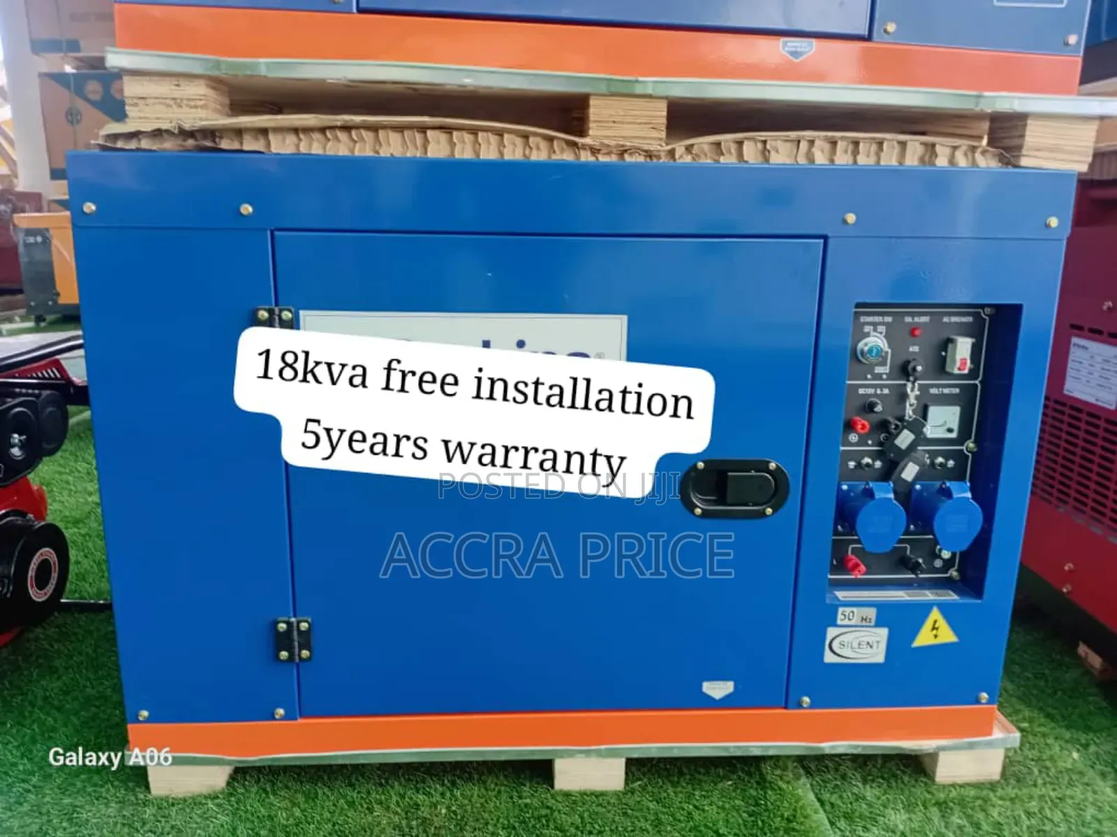Plug, Monitor, Power — Done Perkins 18kva Diesel Generator