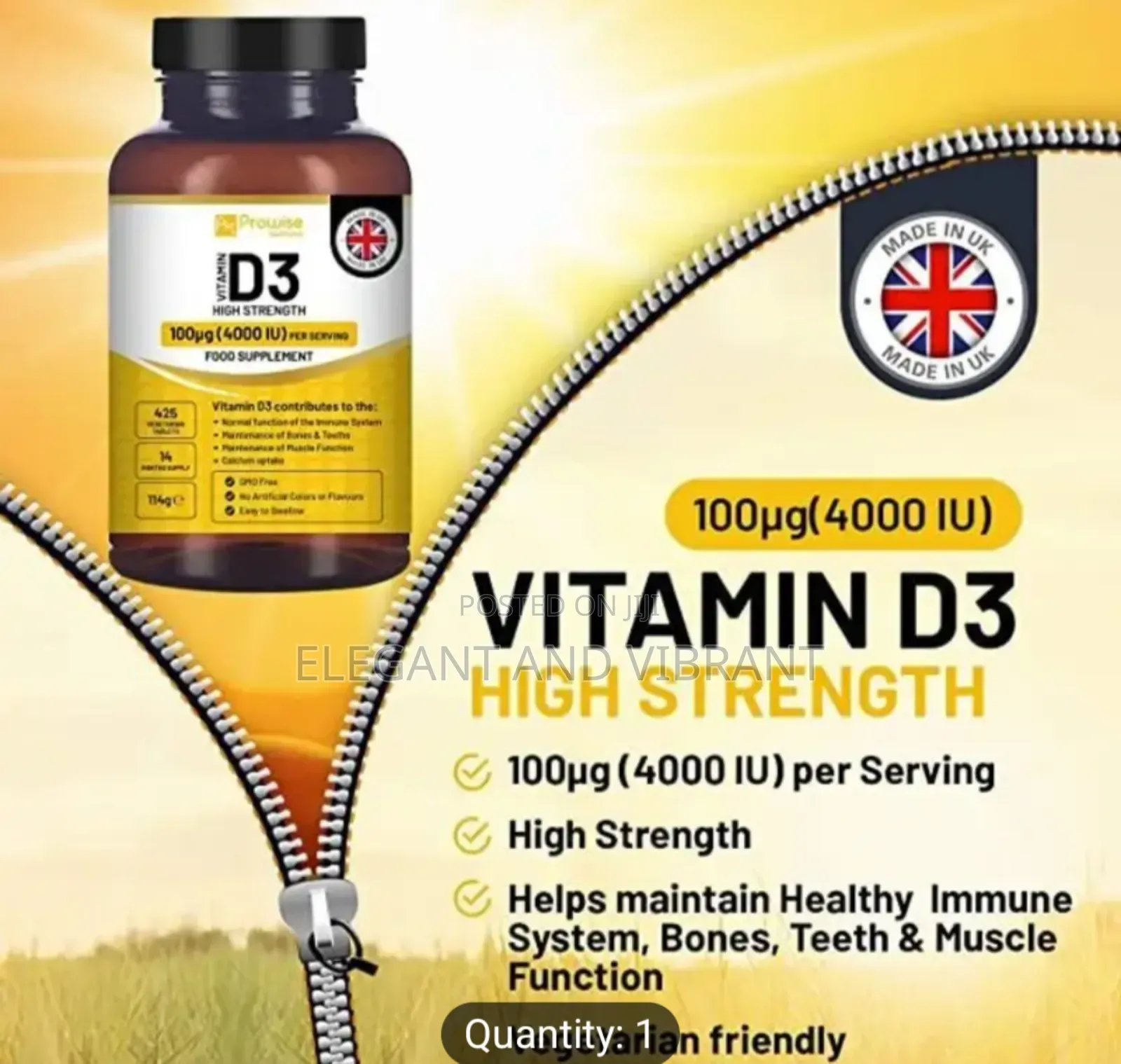 Vitamin D,4000iu High Strength 425 Tablets 14 Months Supply