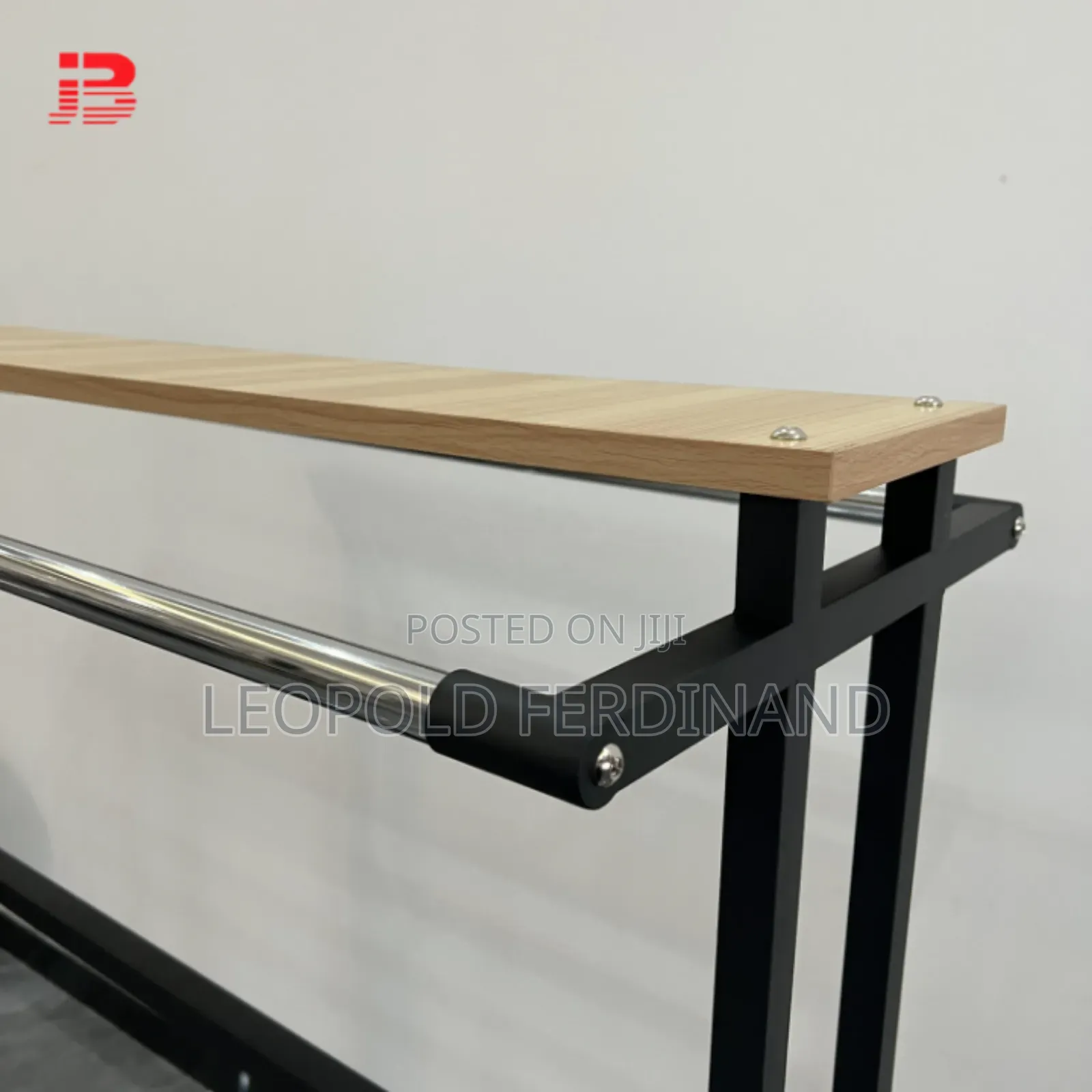 Adjustable Black Clothing Rack